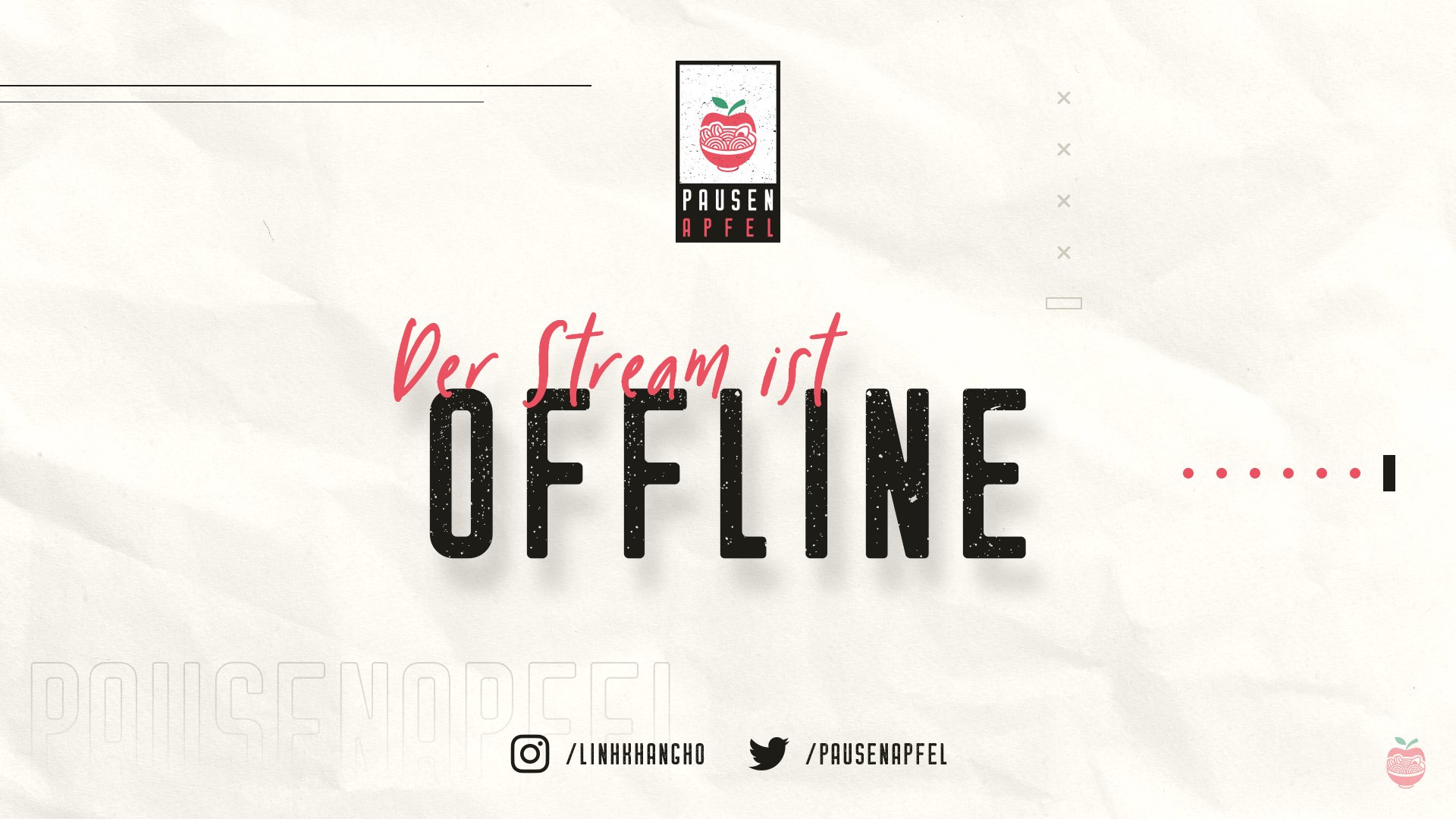 Pausenapfel Offline Background
