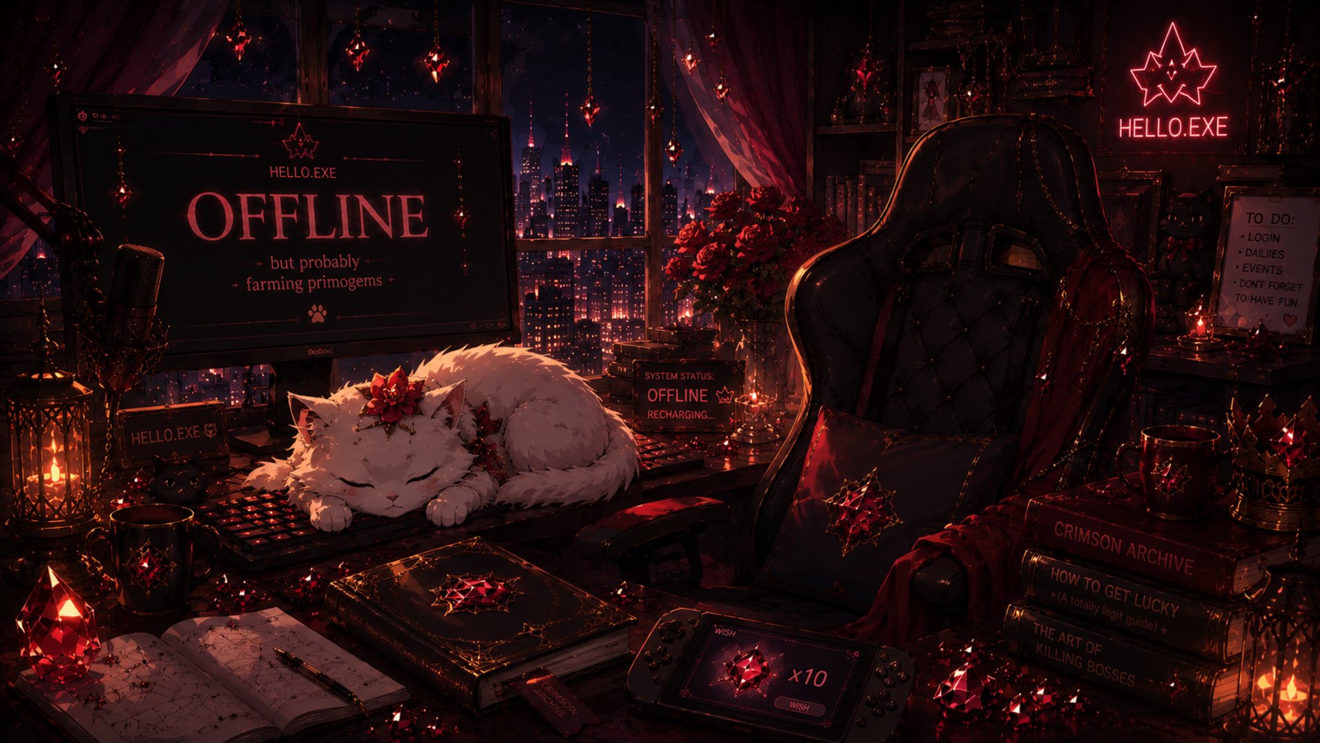 Eva_Nemi Offline Background