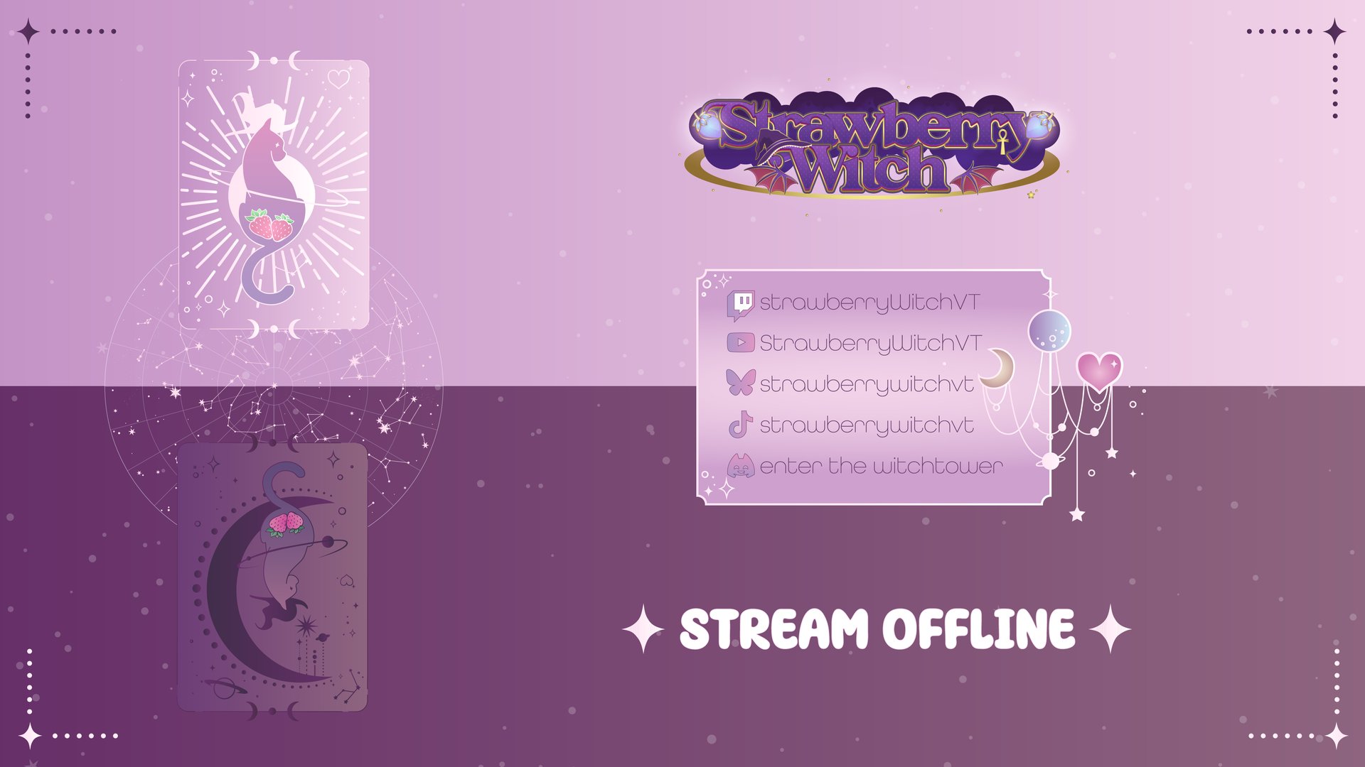 StrawberryWitchVT Offline Background