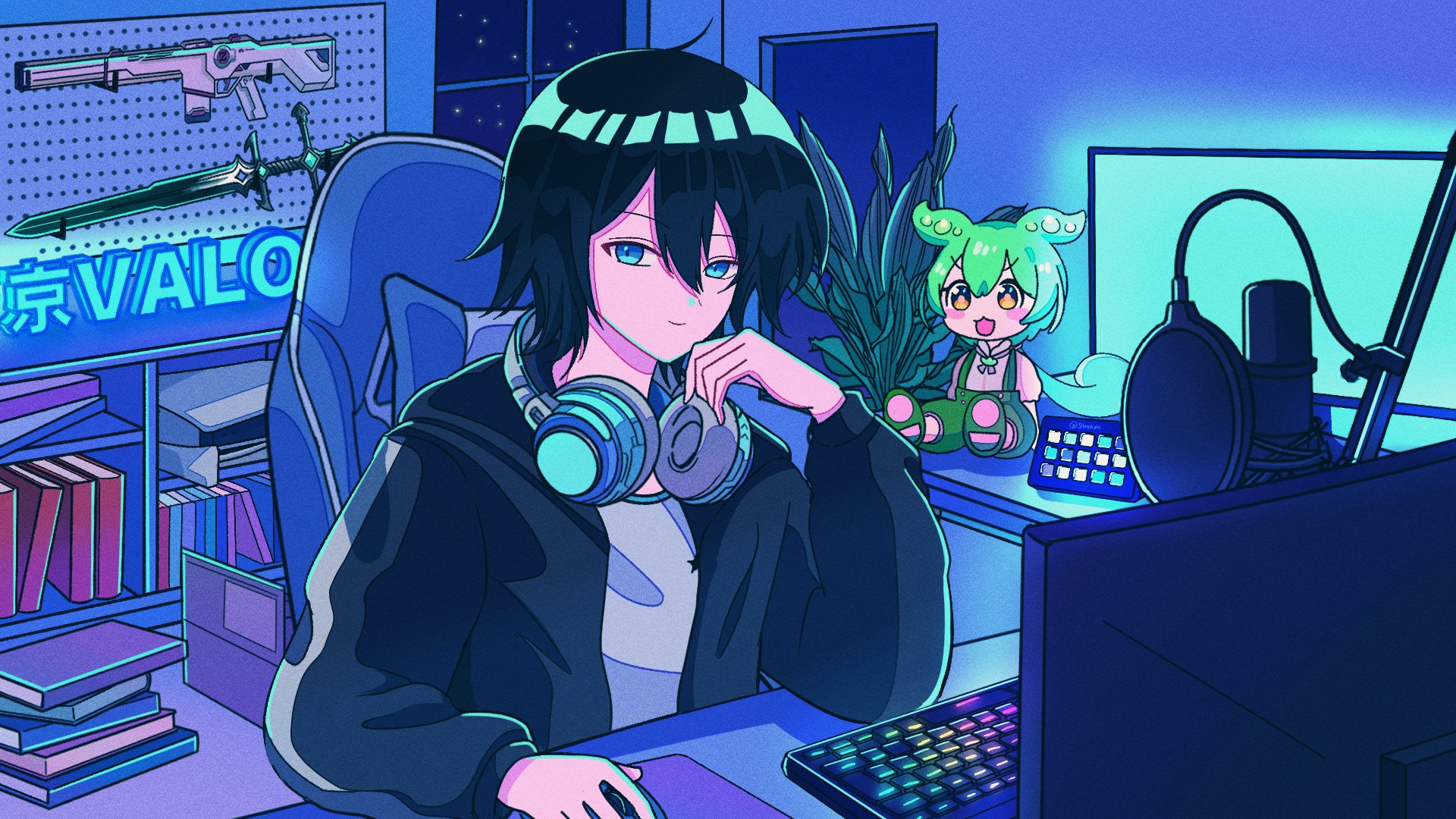 京ヴァロ楠神京夜 Offline Background