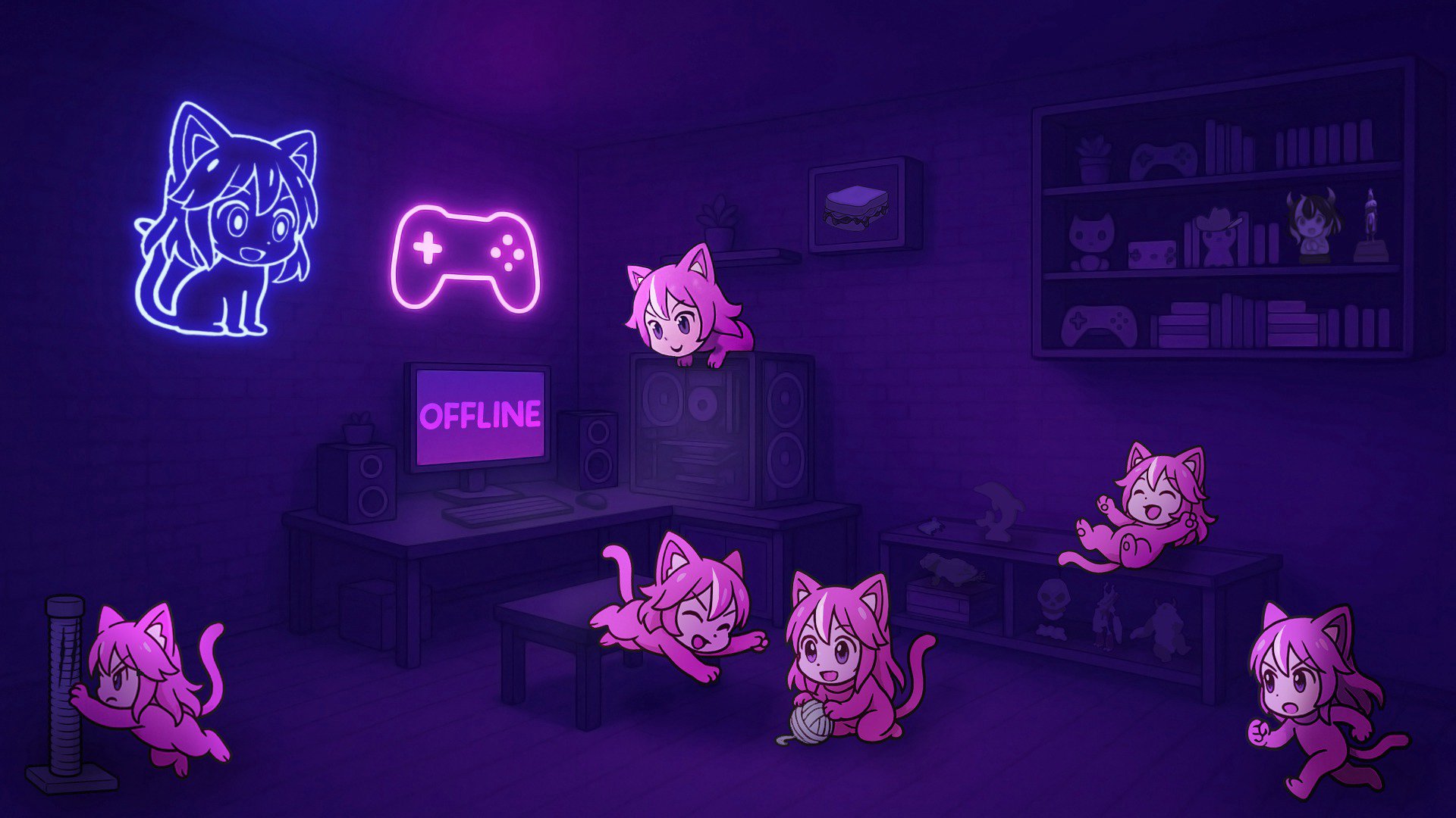 PeachyyChaos Offline Background