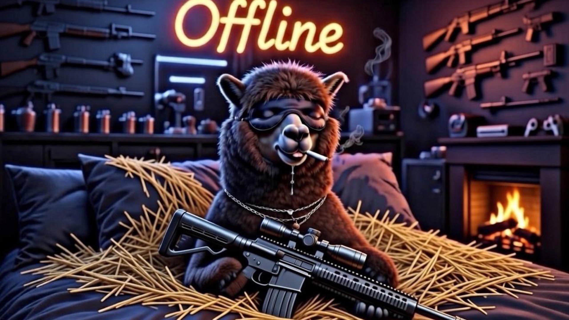 Ksusha_Alpaca Offline Background