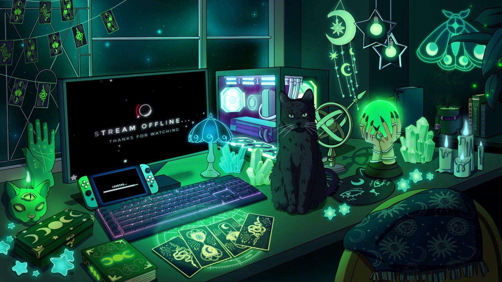 Lesbiwitchy Offline Background