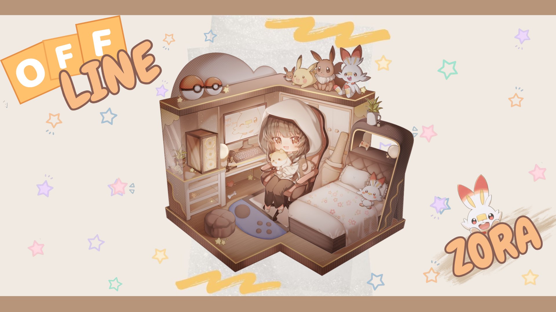火焰佐拉 Offline Background