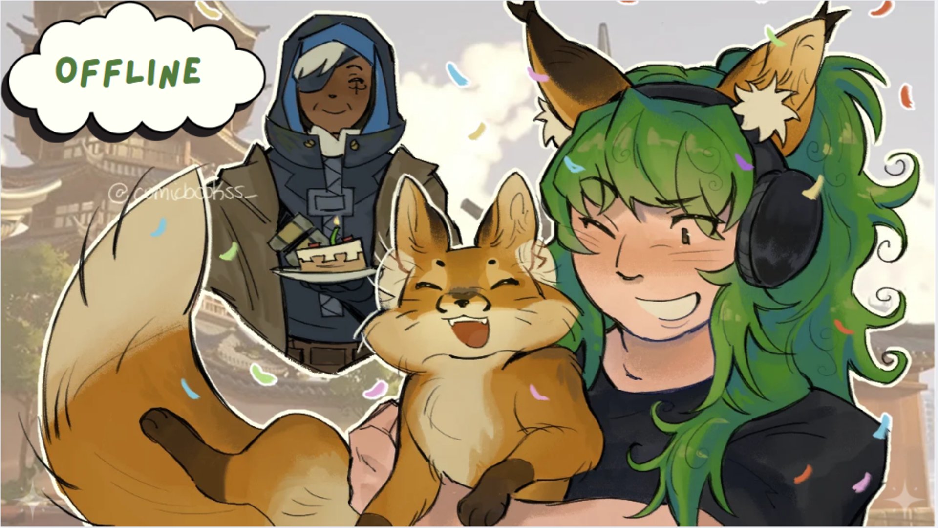 phoenixfox Offline Background