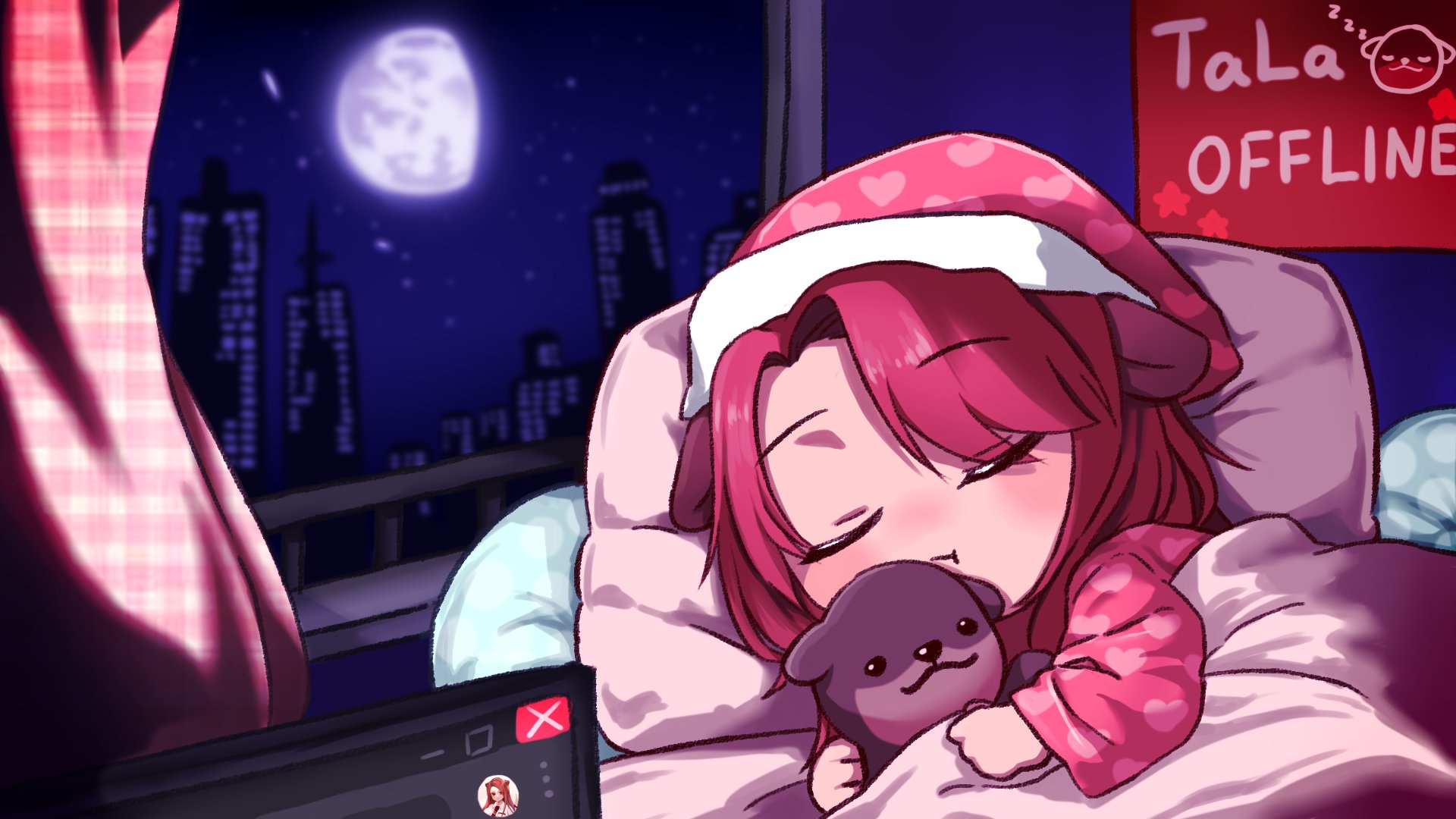 獺菈 Offline Background
