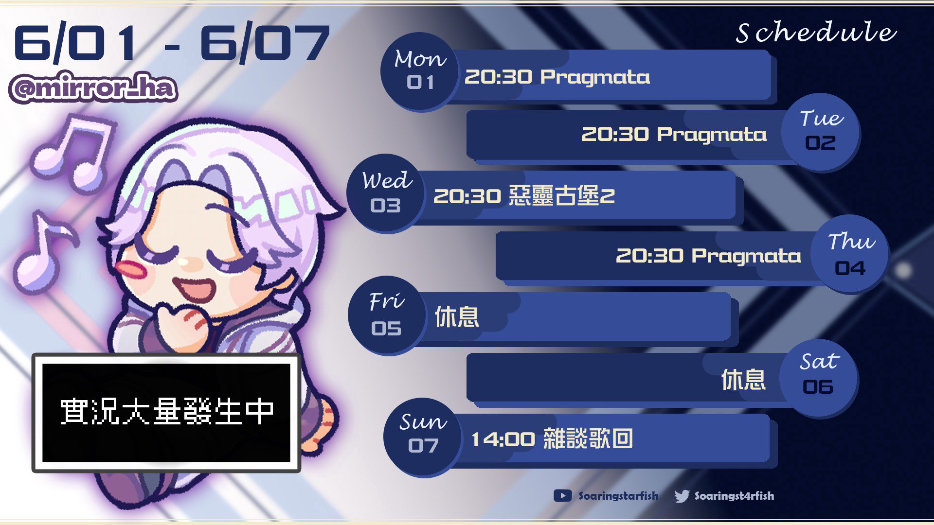 飛天星魚 Offline Background