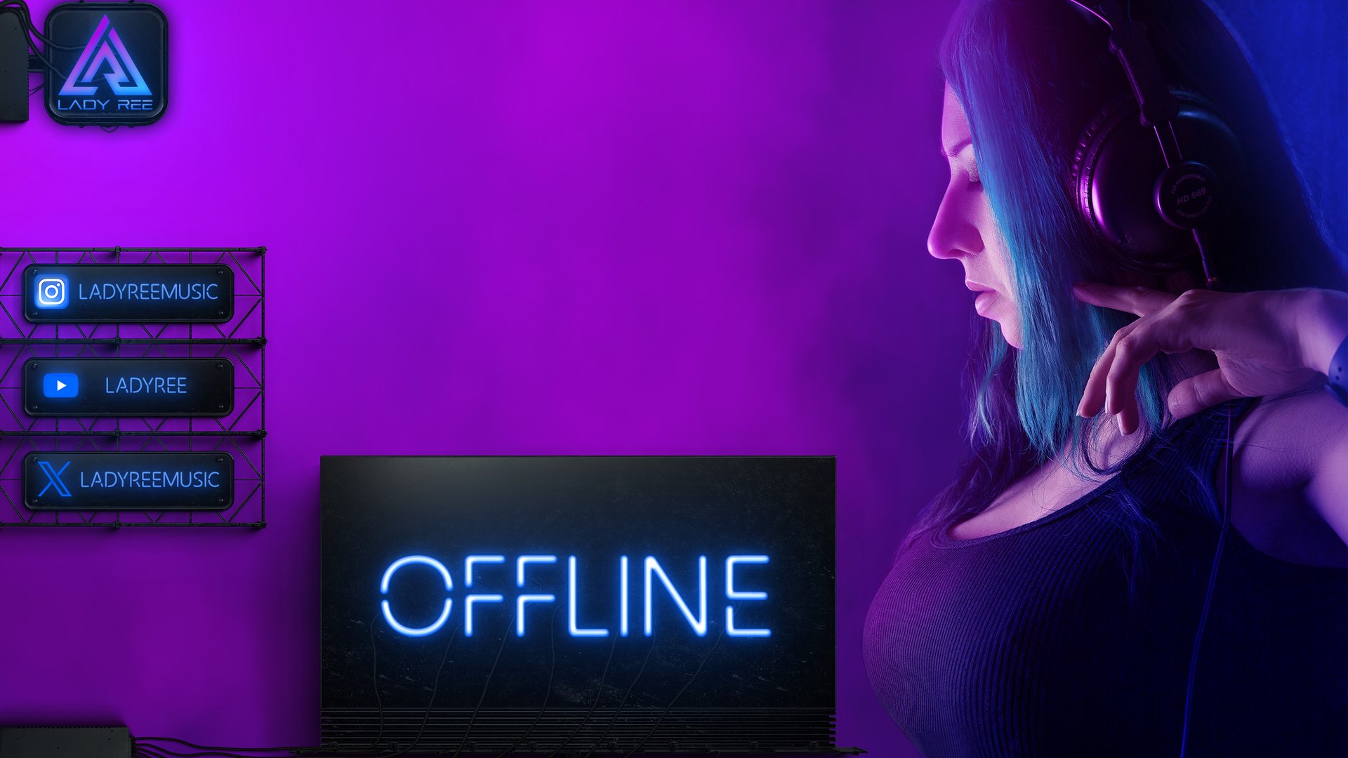 djLadyRee Offline Background