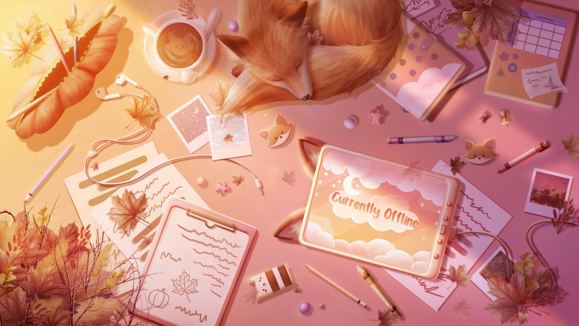 rin_foxi Offline Background