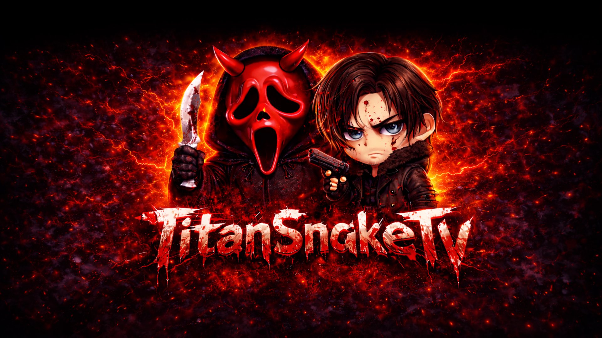 TitanSnakeTV Offline Background