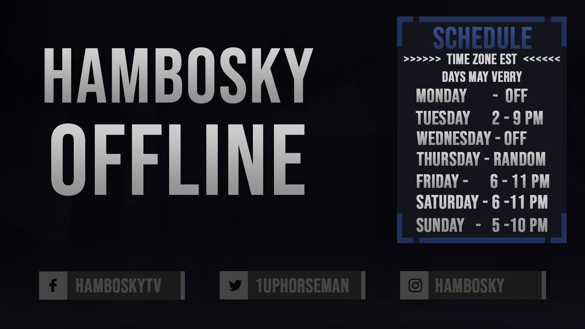 Hambosky Offline Background