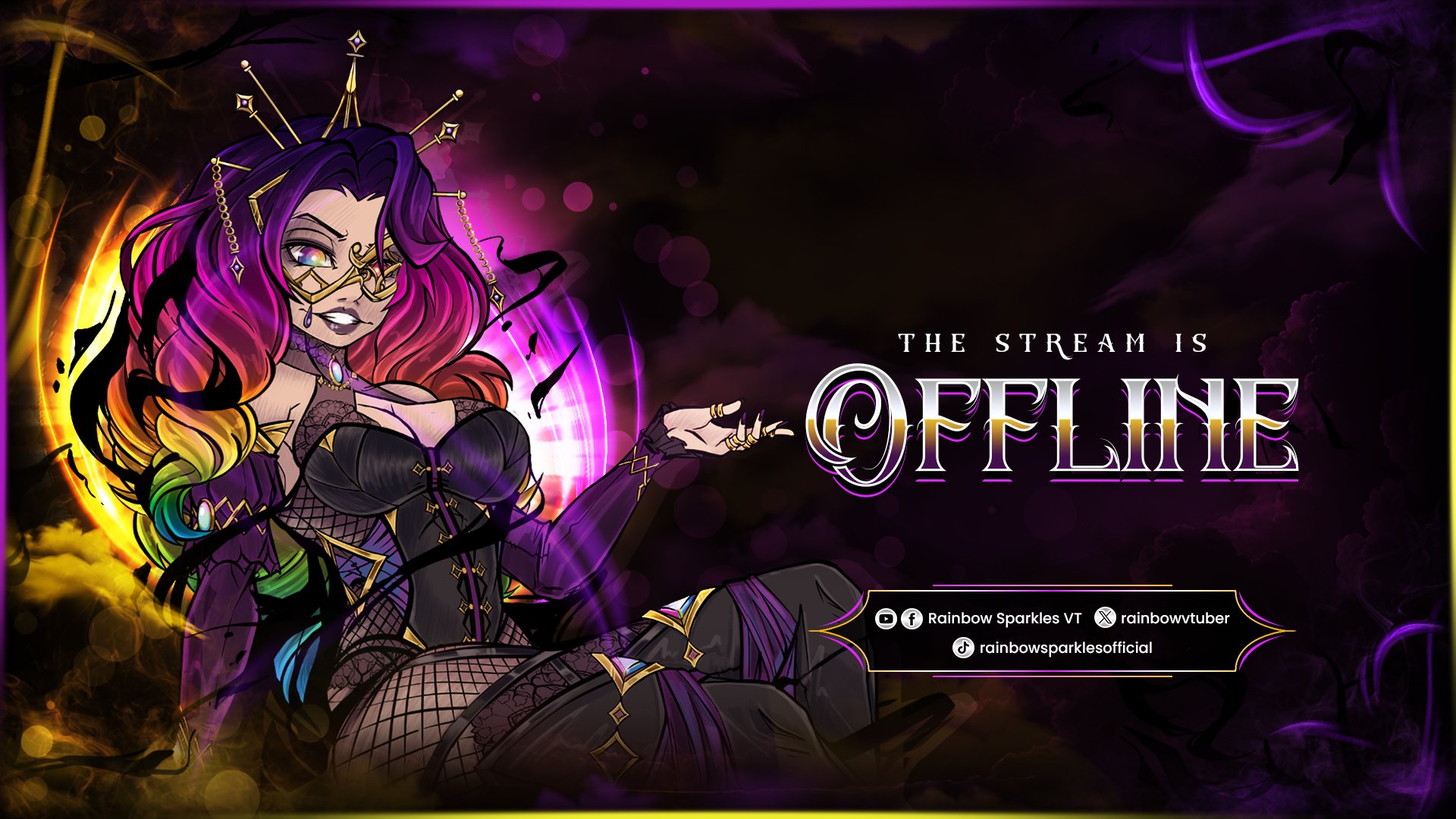 RainbowSparklesVT Offline Background