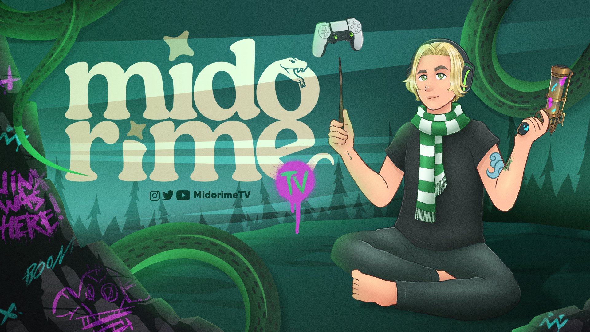 MidorimeTV Offline Background
