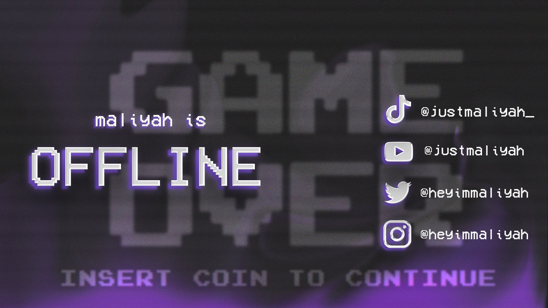 JustMaliyah Offline Background