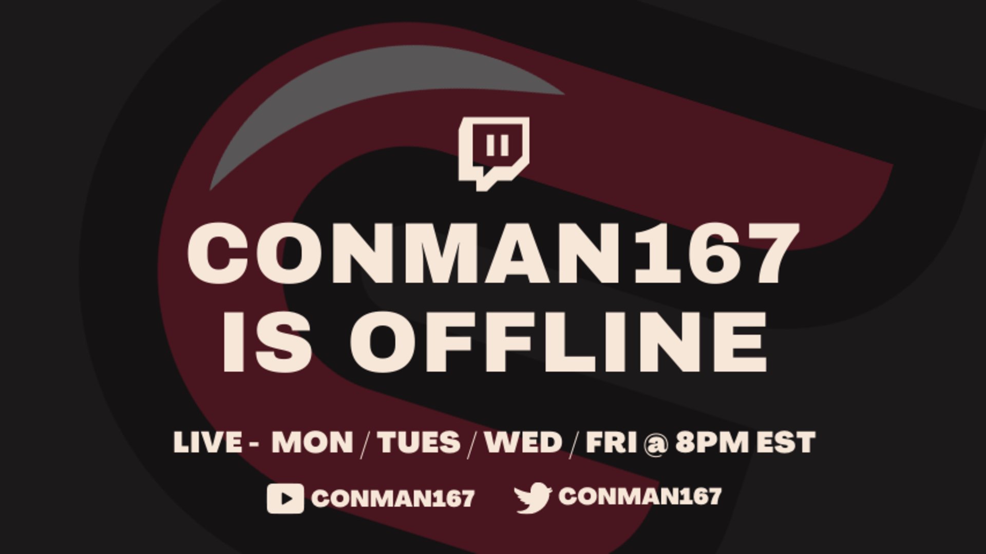 Conman167 Offline Background