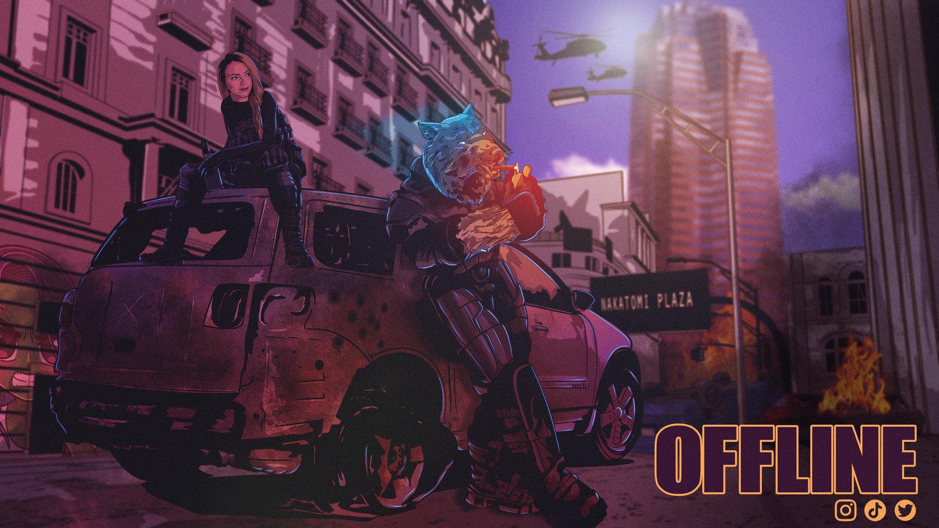 TopazGirl Offline Background