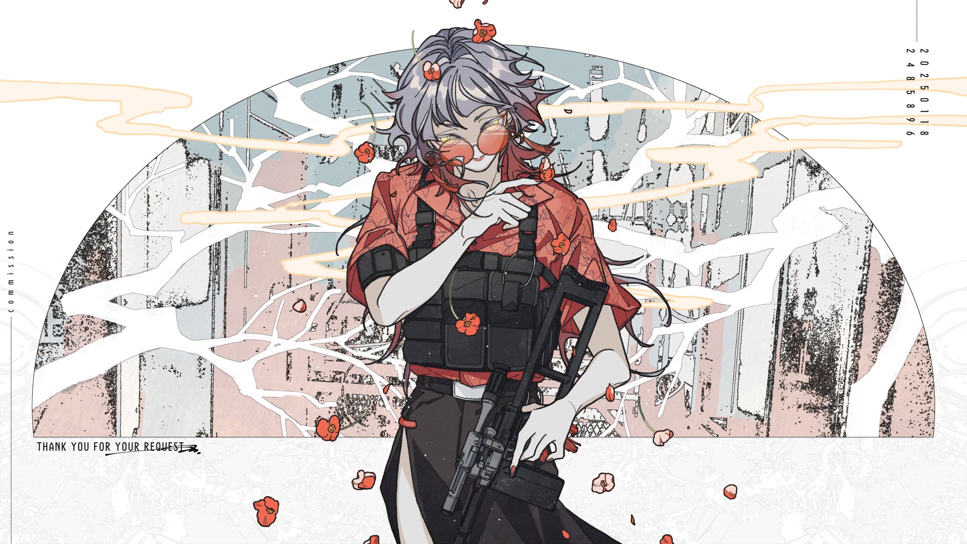 ぽぴんく Offline Background
