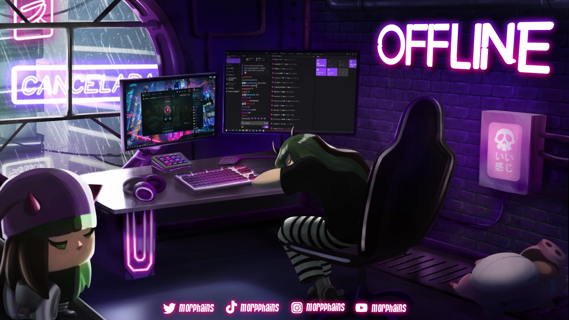 morphains Offline Background