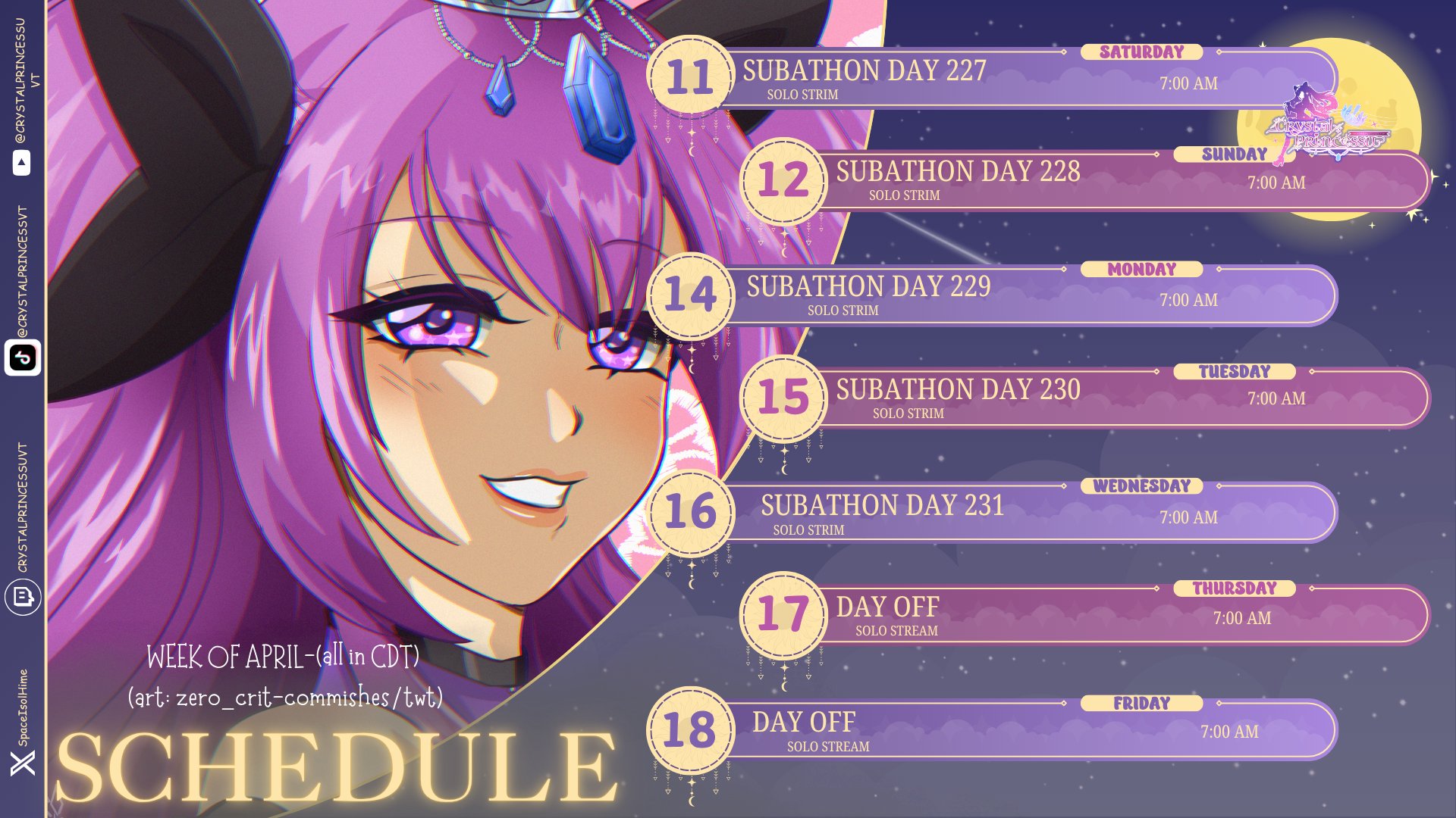 CrystalPrincessuVT Offline Background