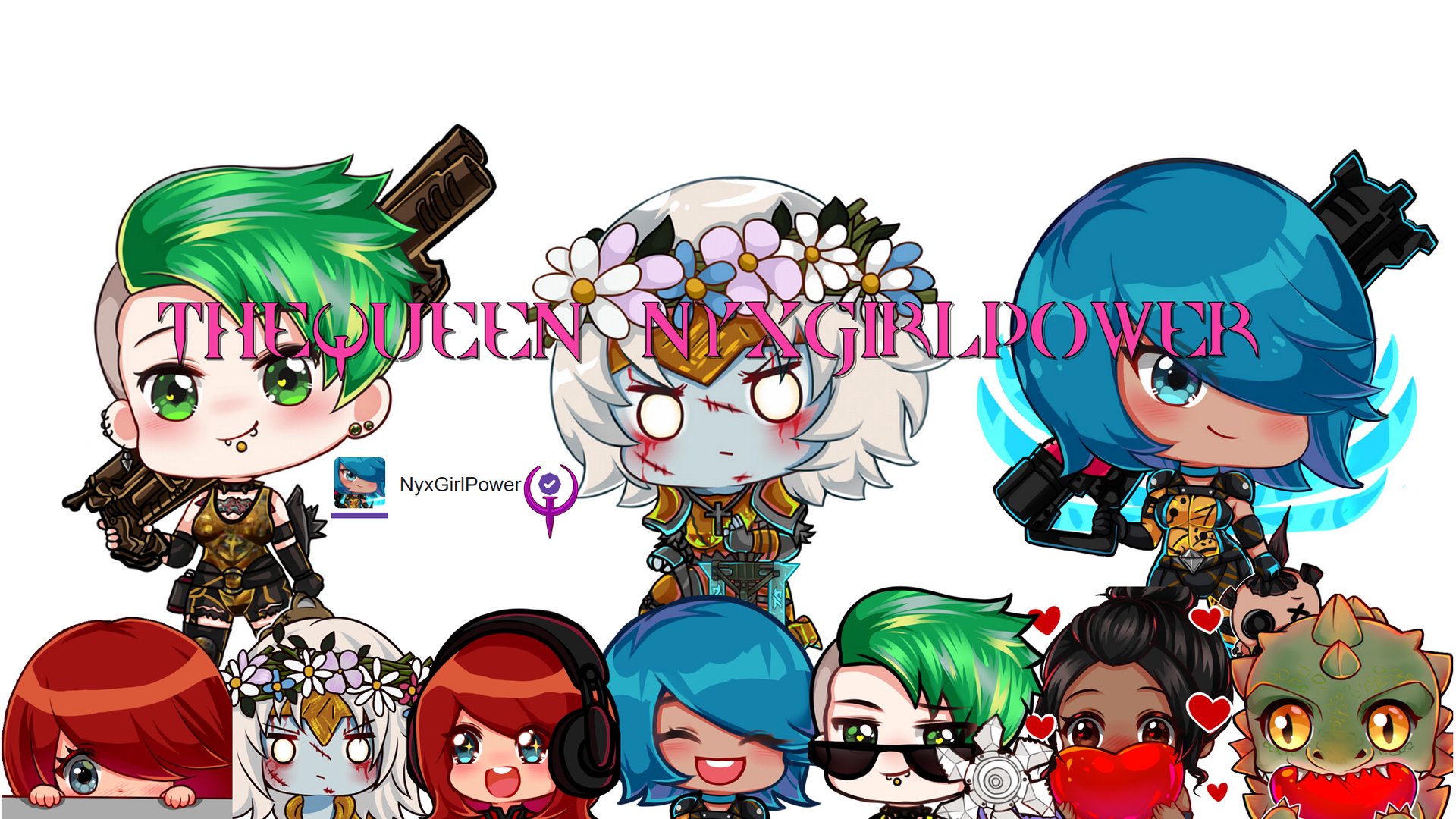 NyxGirlPower Offline Background