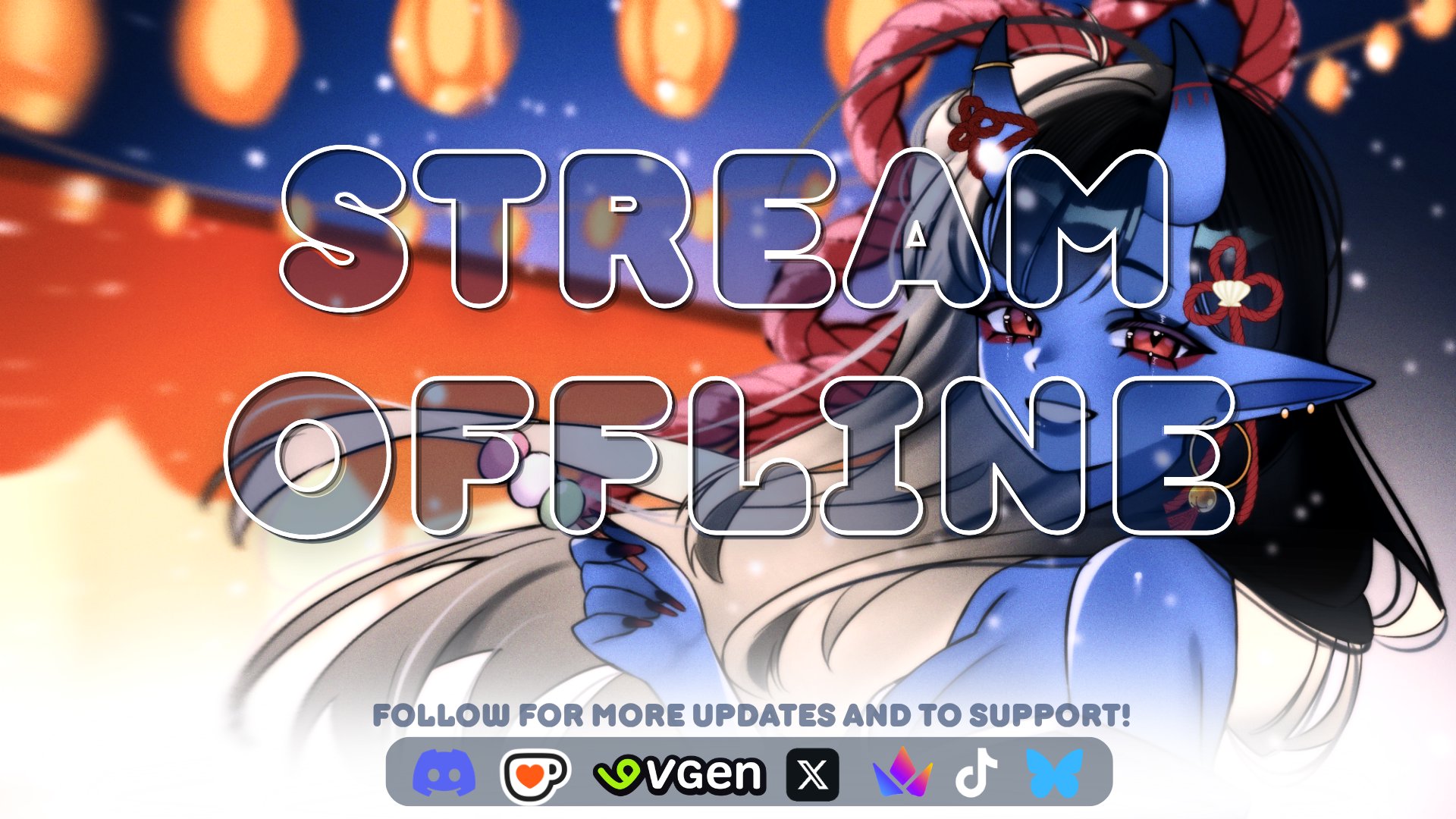LumiFinVtuber Offline Background