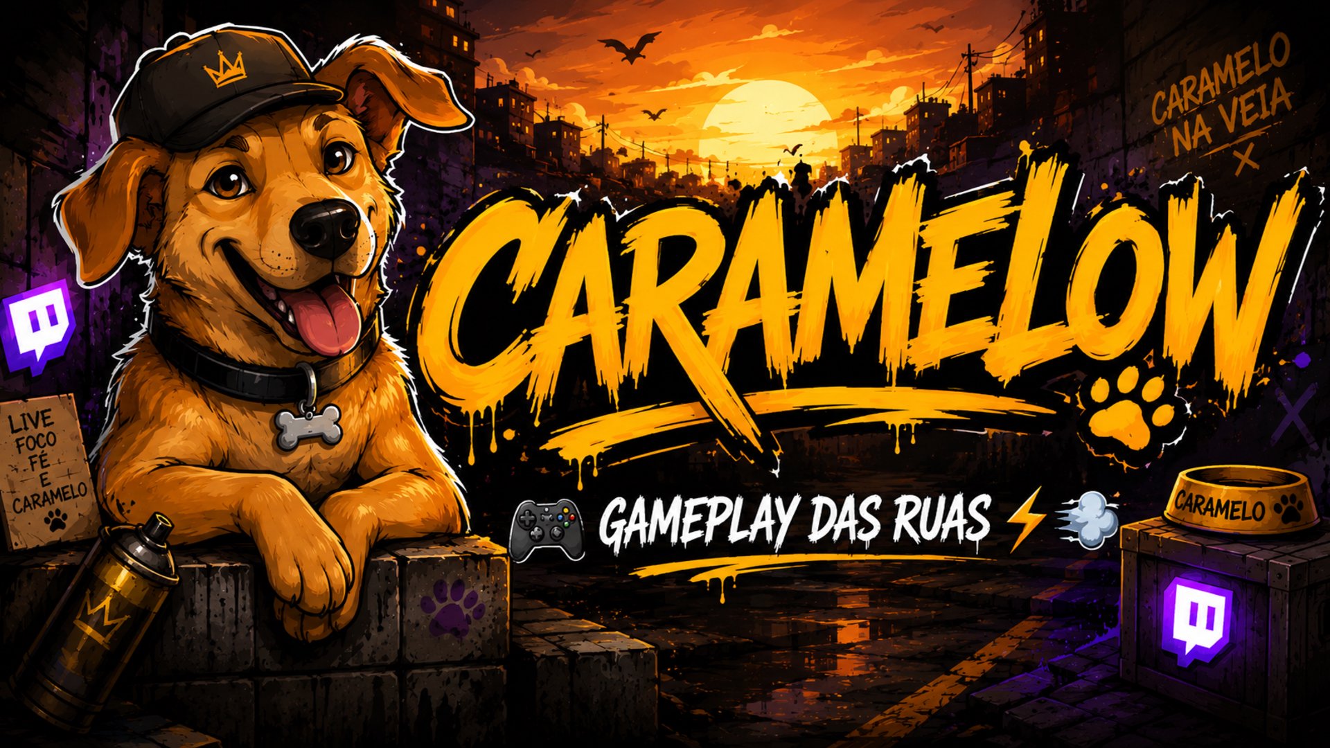 ICARAMELLOW Offline Background