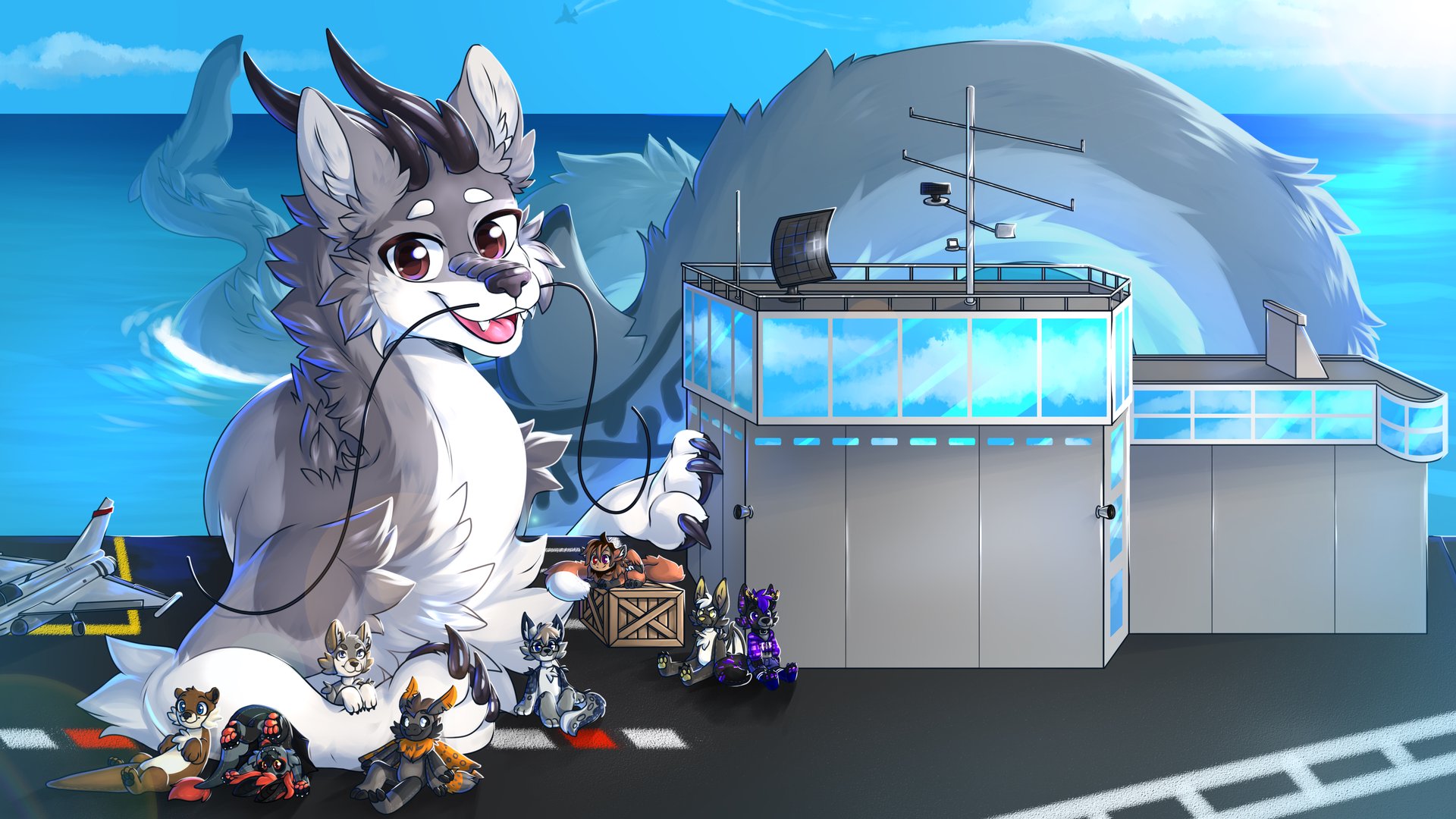 AviatingWolf Offline Background