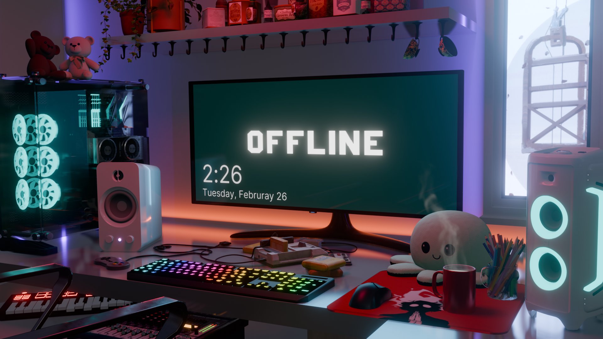 BouncyVT Offline Background