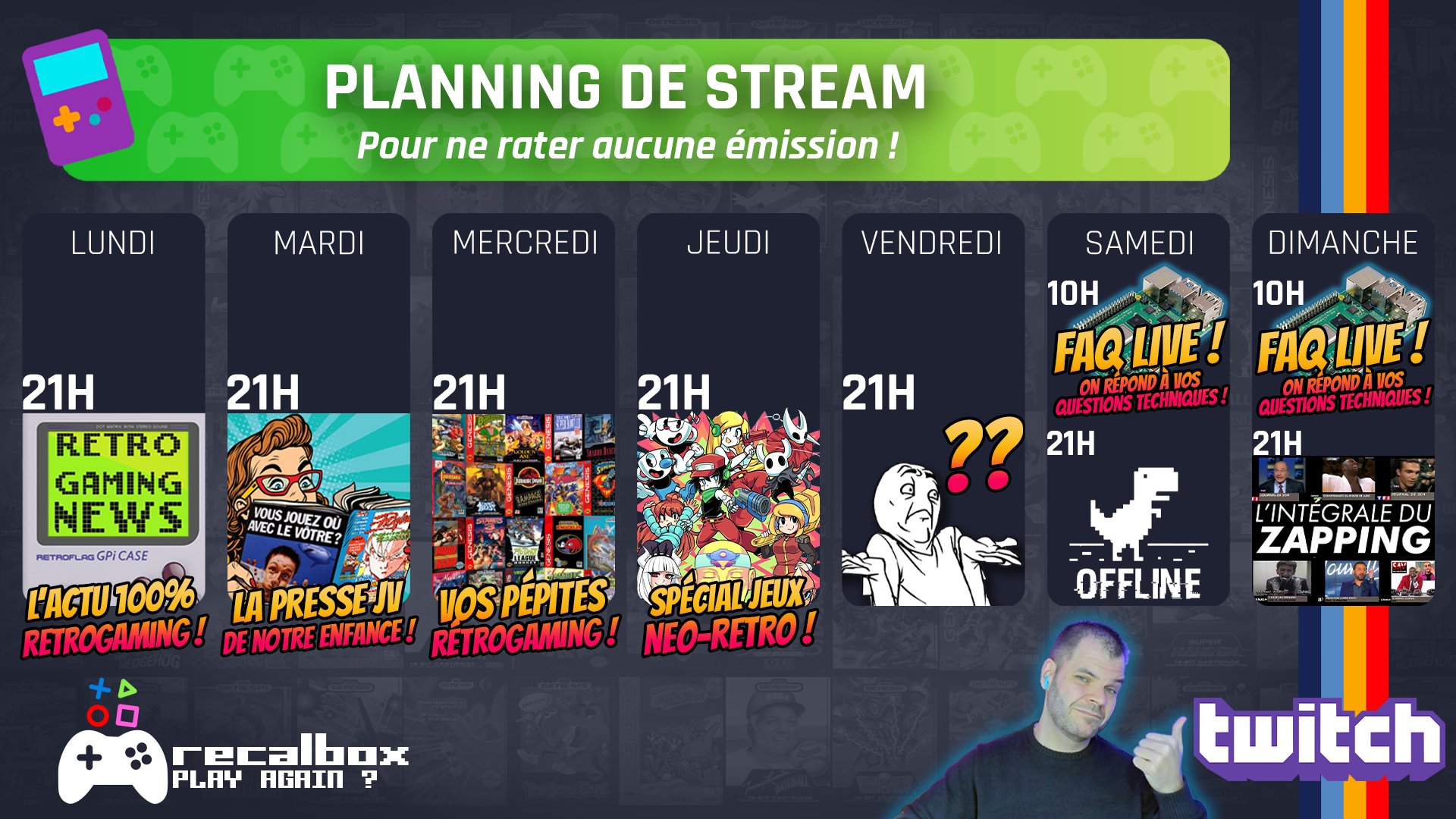 Recalbox Offline Background