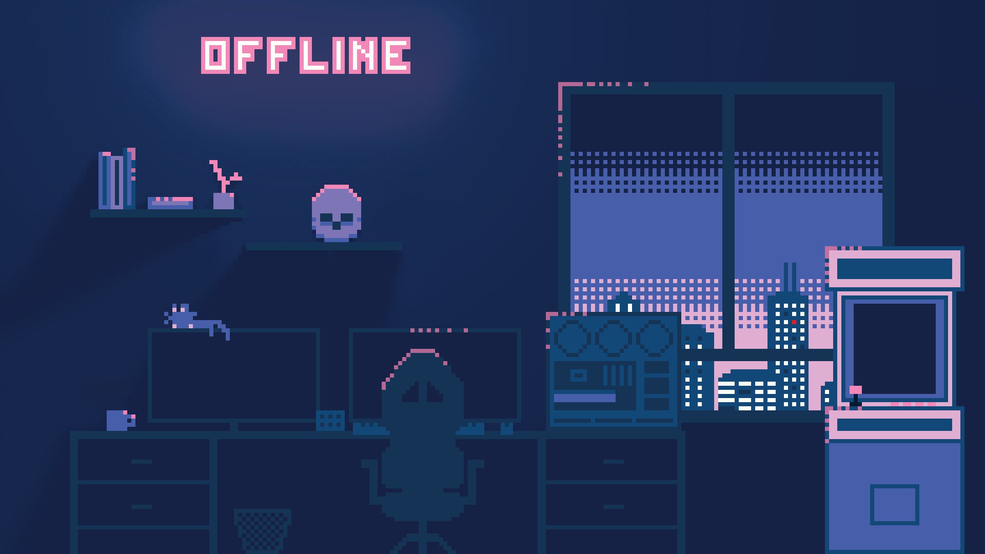 藍堡 Offline Background