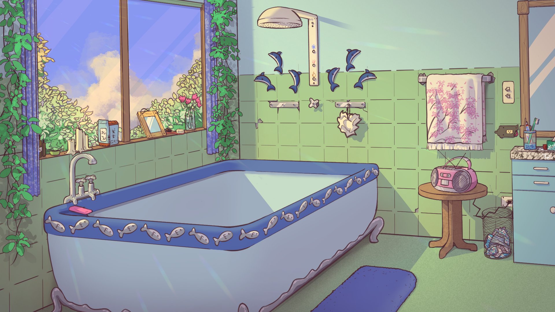DovelyVtuber Offline Background