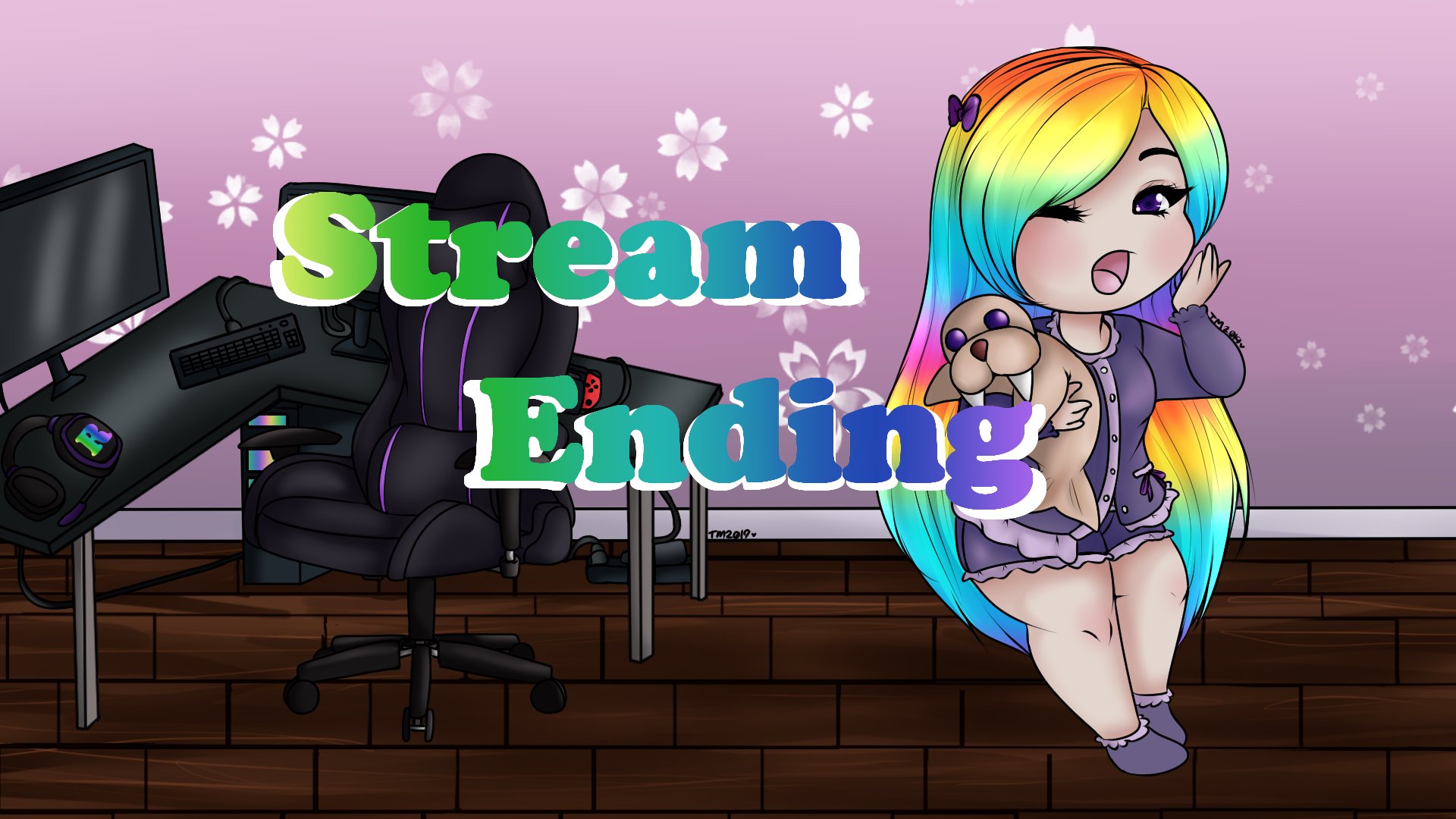 RainbowWaffles Offline Background