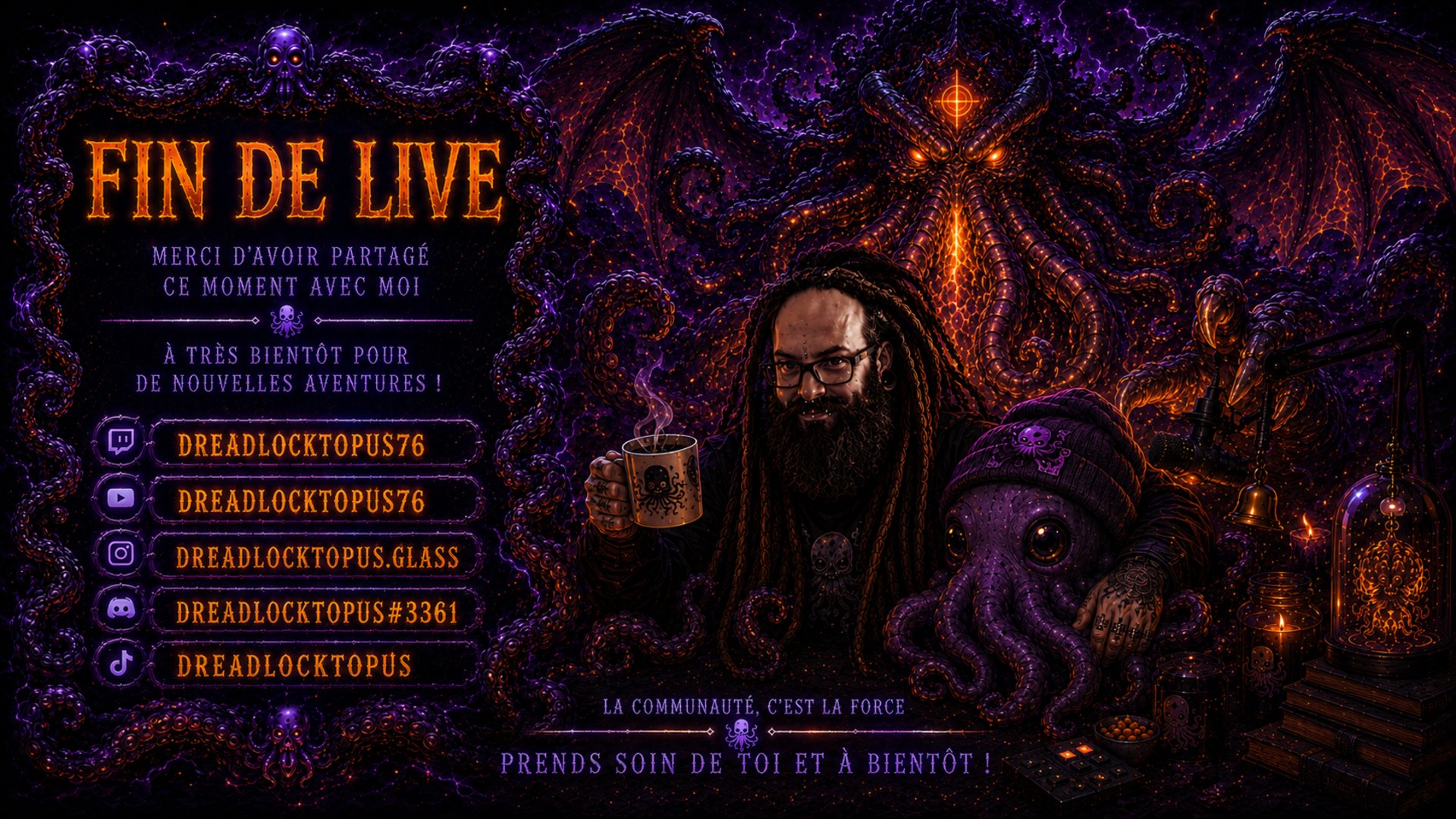Dreadlocktopus76 Offline Background