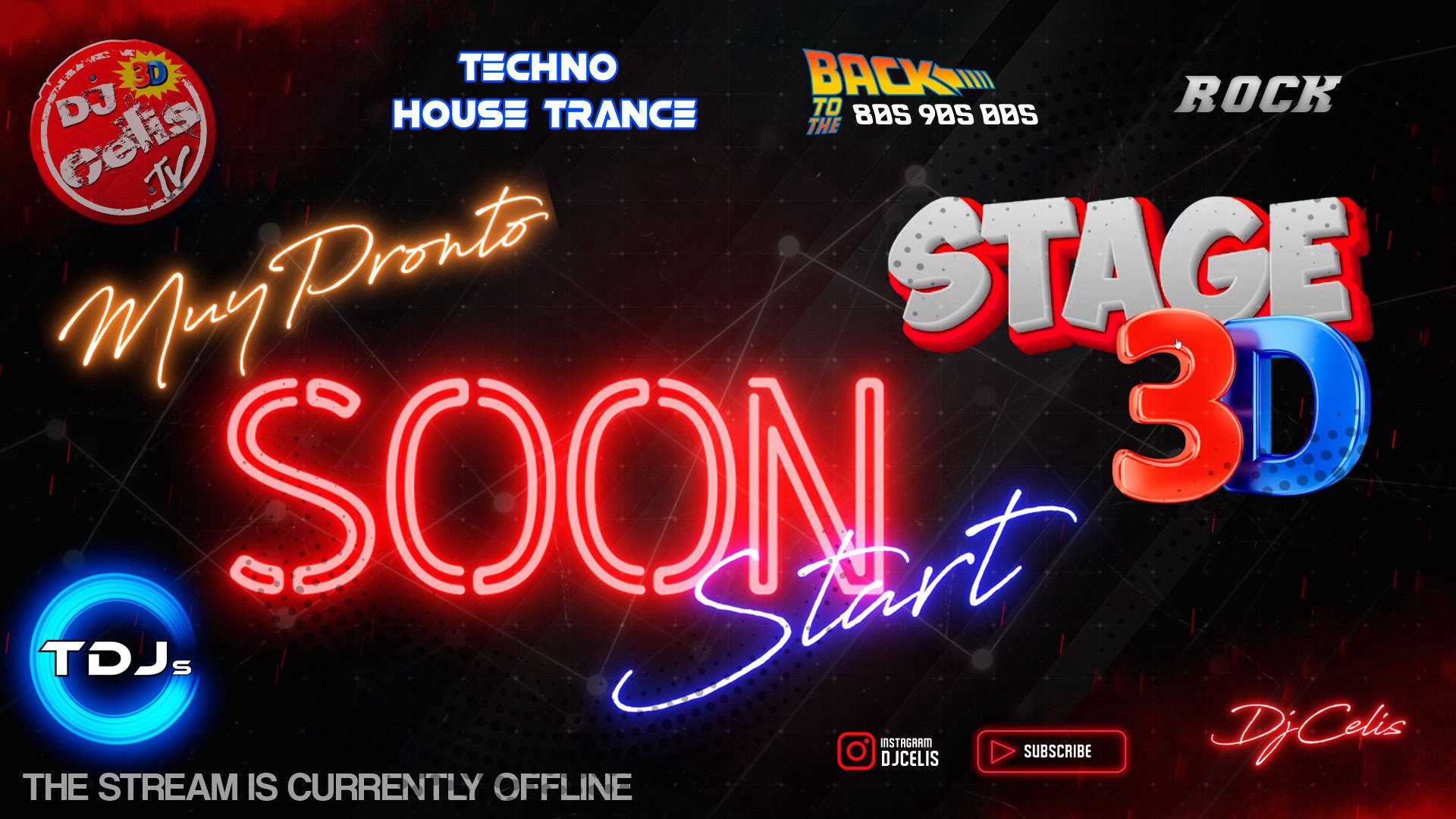 DjCelisTV Offline Background