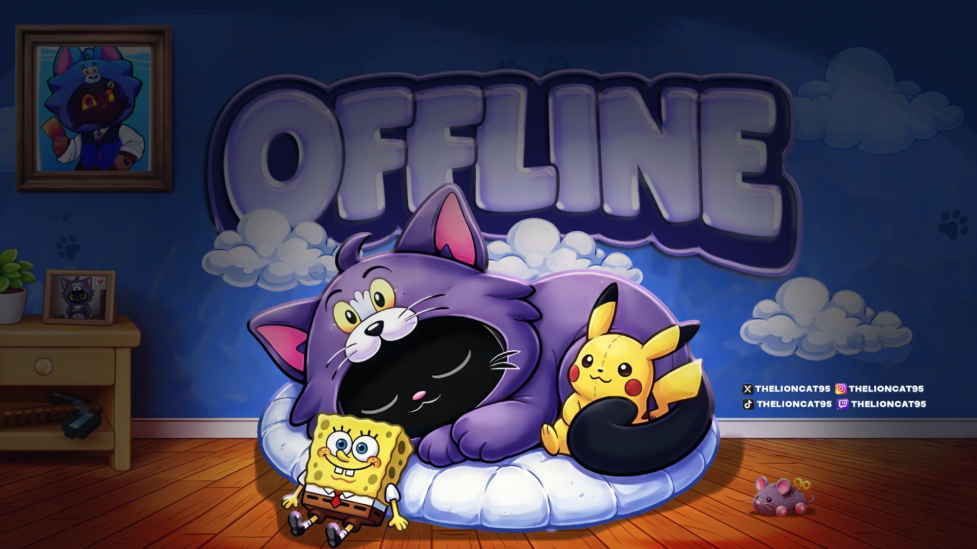 TheLionCat95 Offline Background