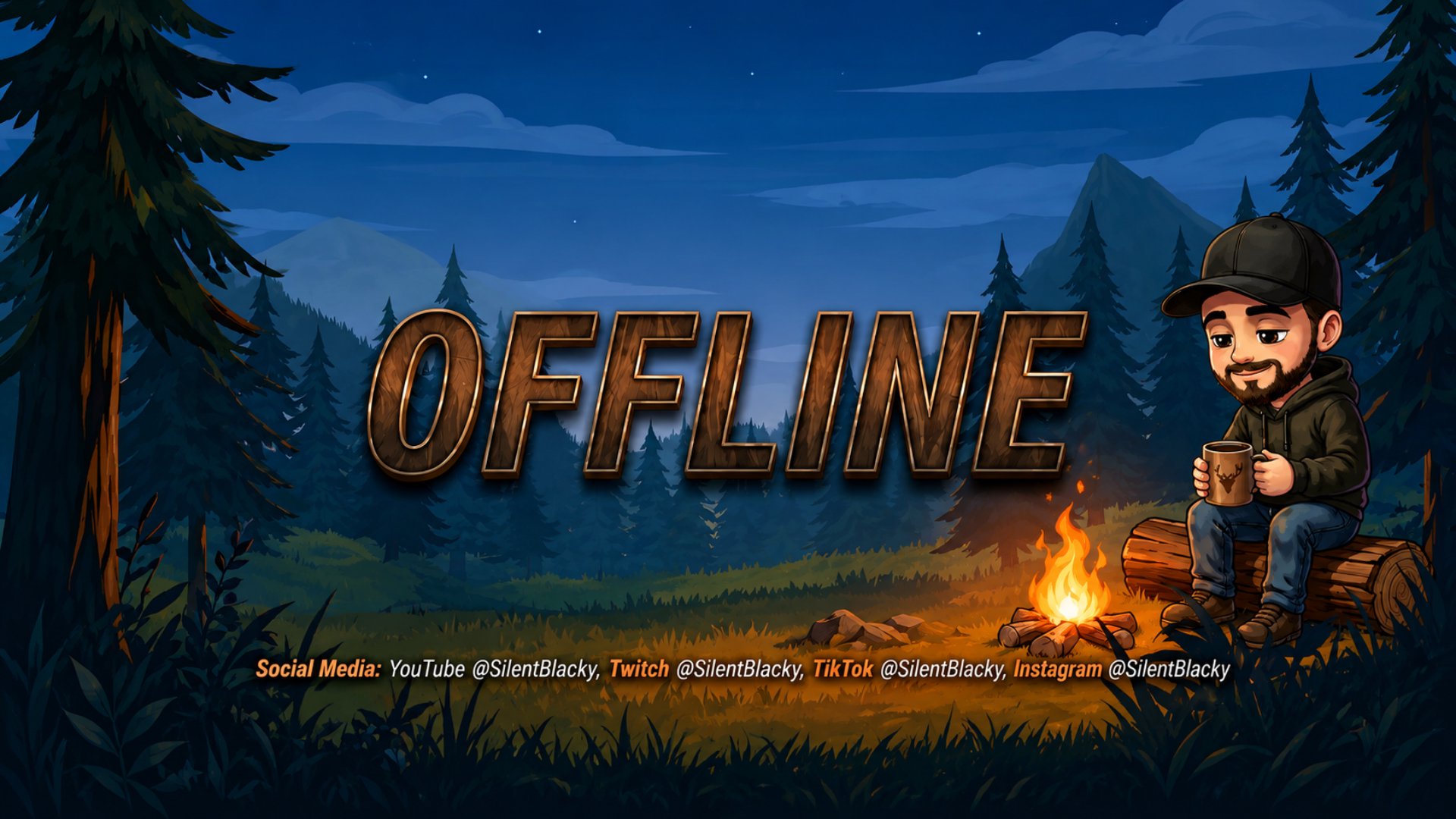 SilentBlacky Offline Background