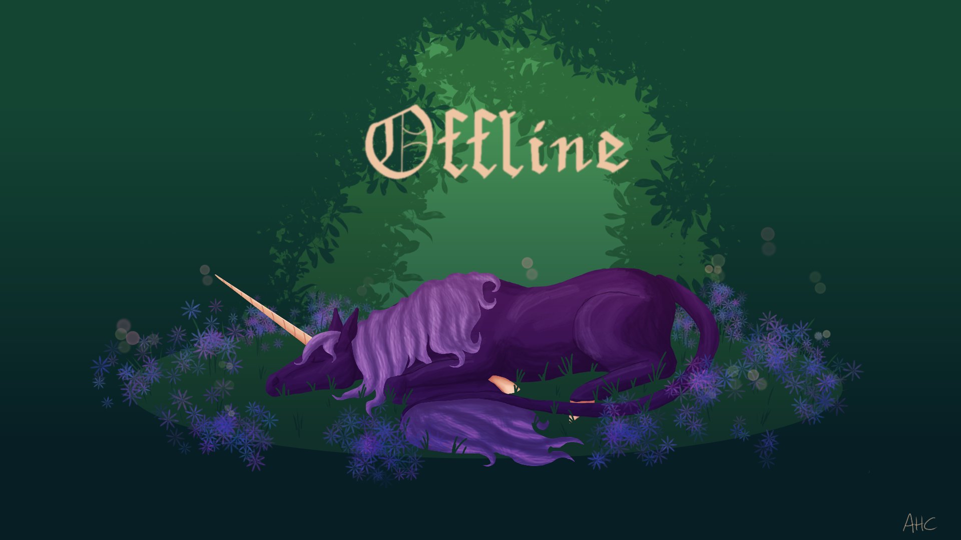 fi0natheunic0rn Offline Background