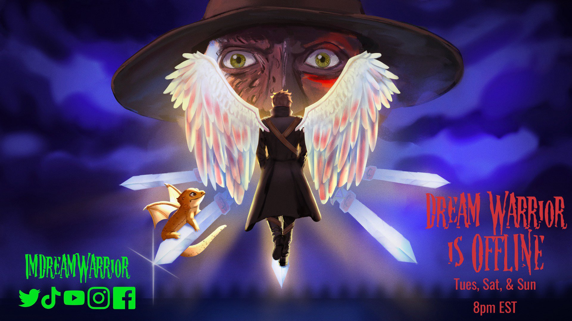 DreamWarrior Offline Background