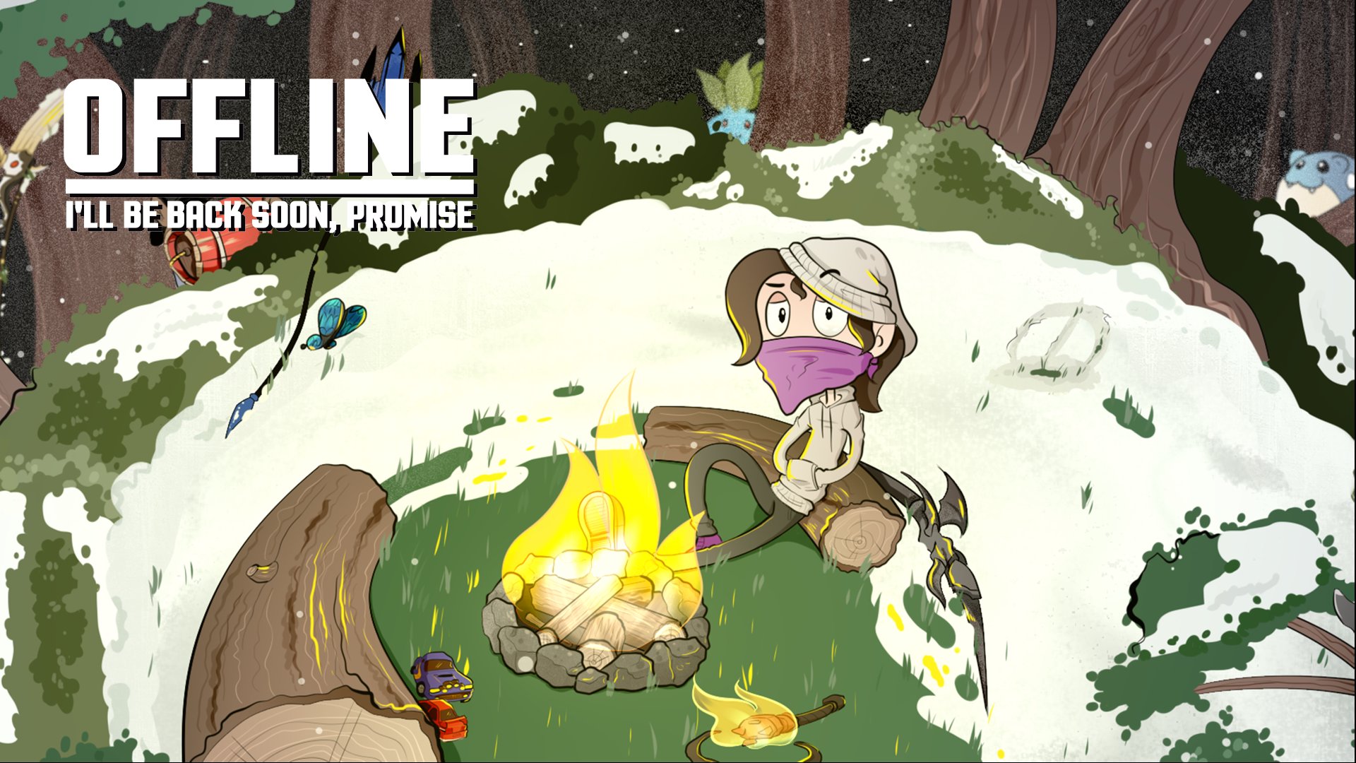 WinterPebbles Offline Background