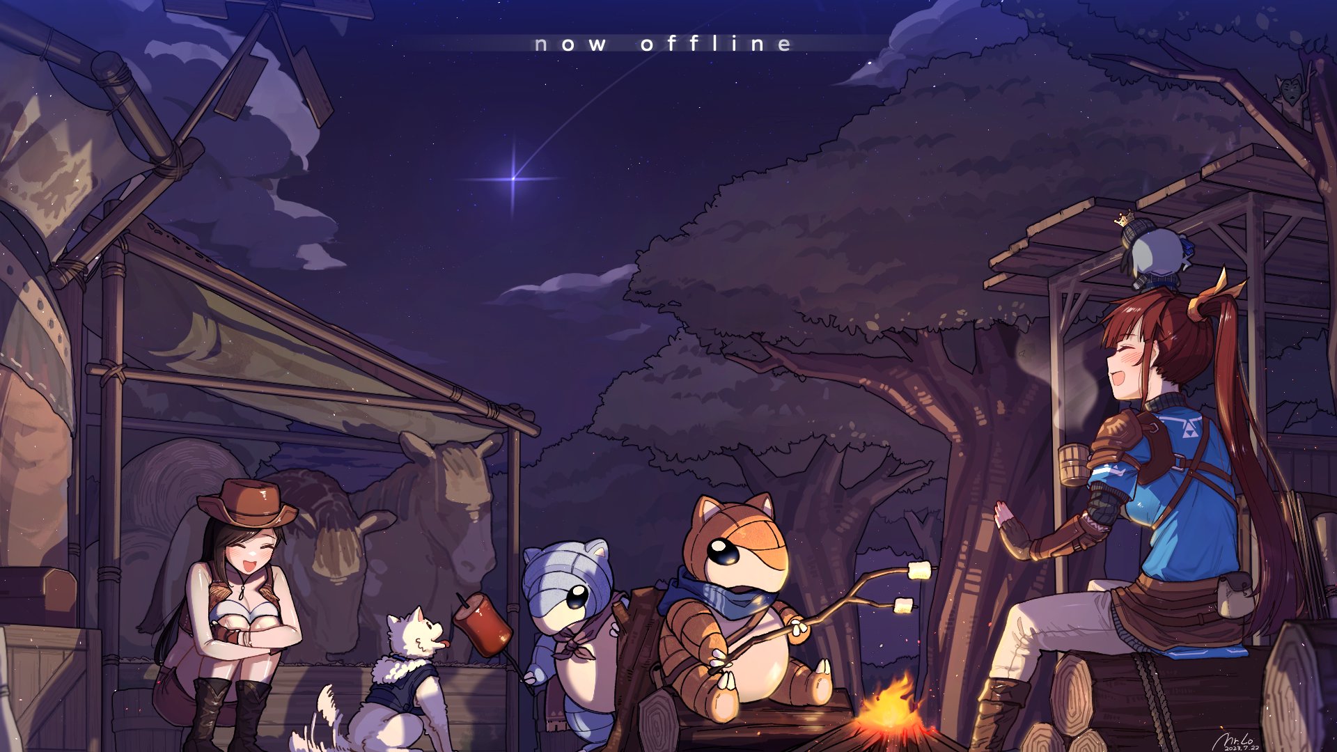 小剎 Offline Background
