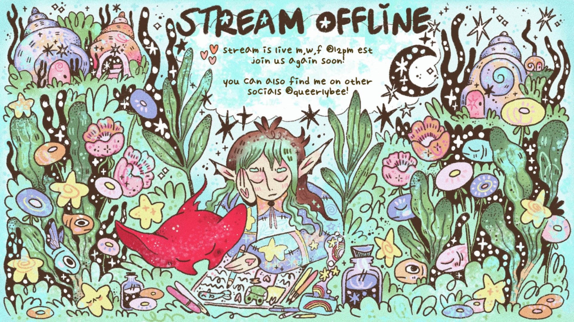 queerlybee Offline Background