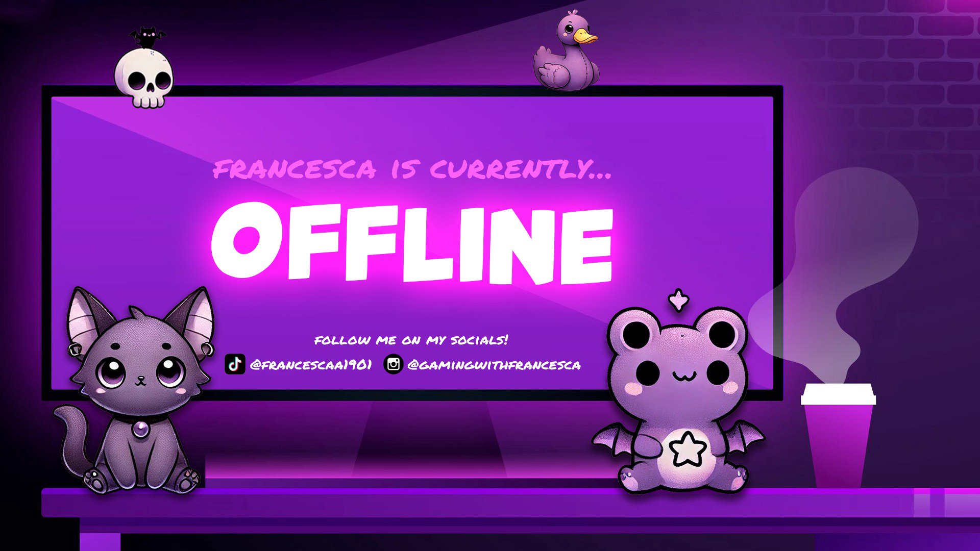 GamingWithFrancesca Offline Background
