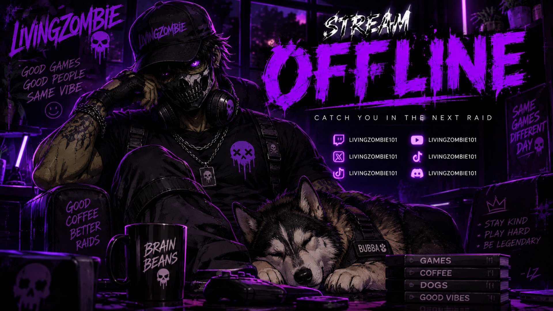 LivingZombie101 Offline Background