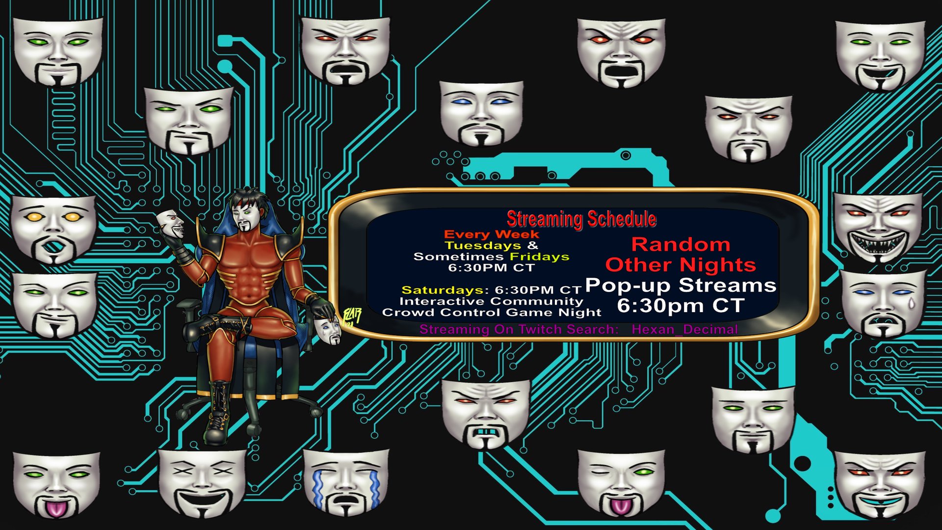 Hexan_Decimal Offline Background