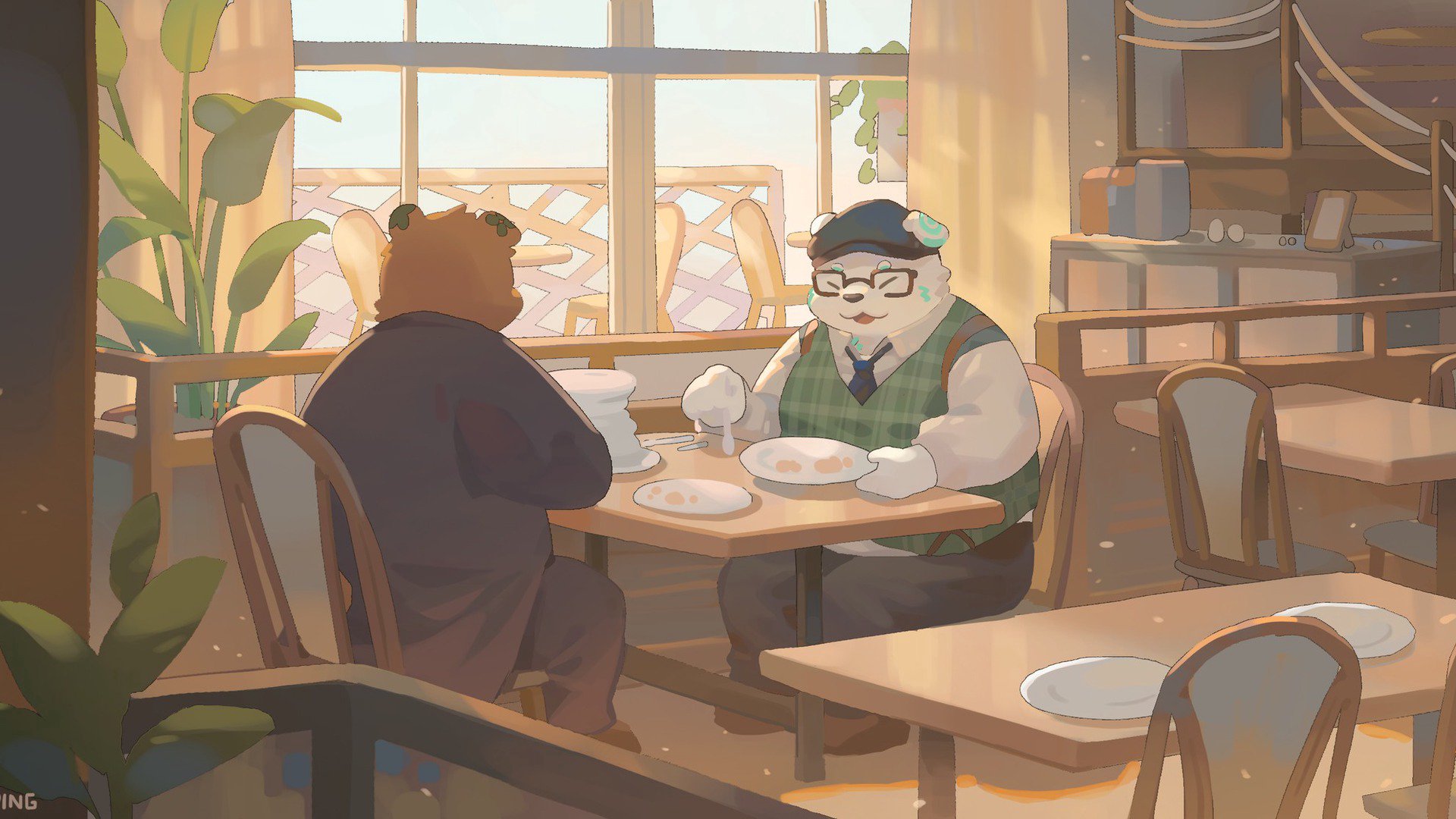 貢丸熊 Offline Background