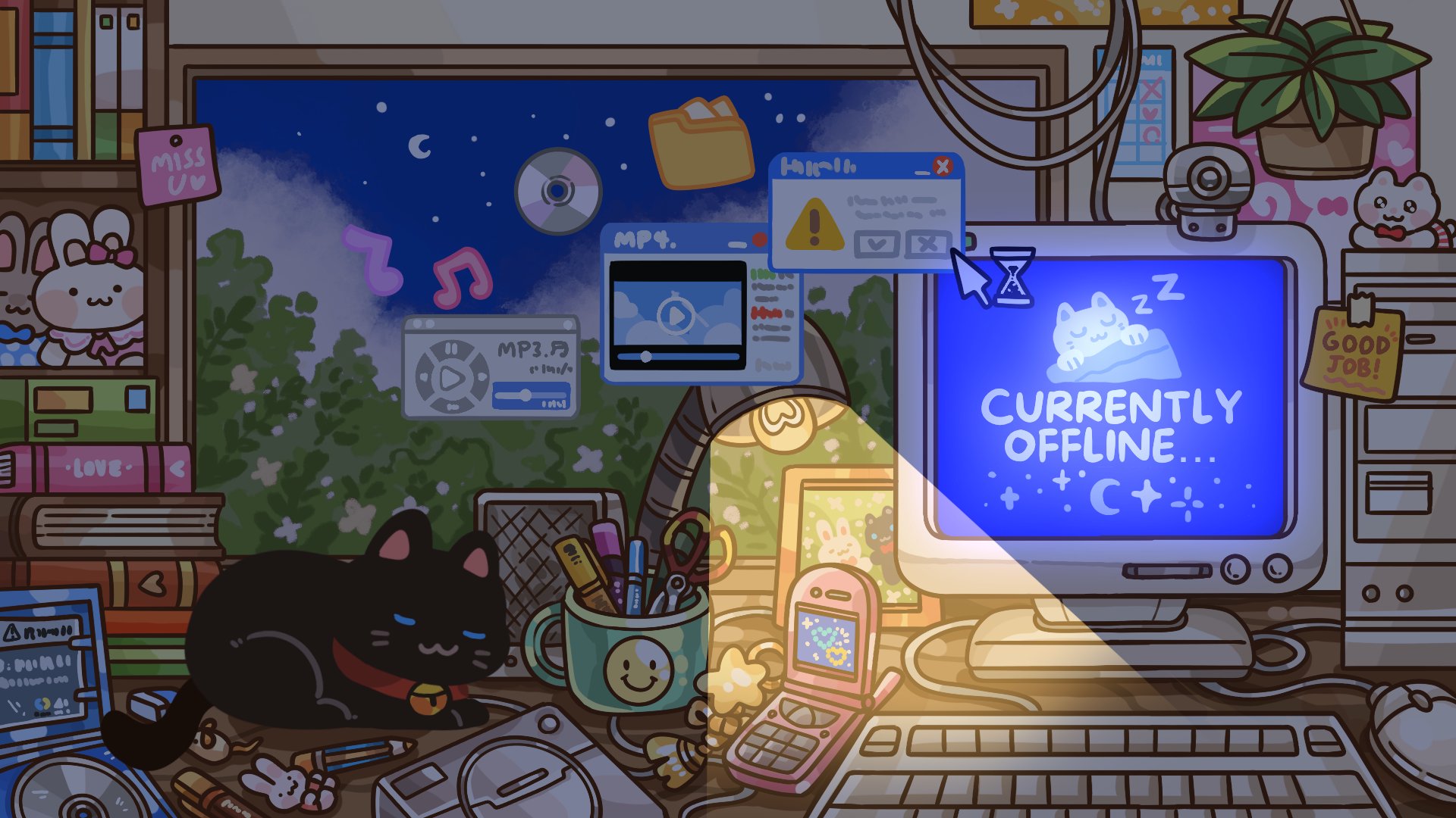 HatsuChouX Offline Background