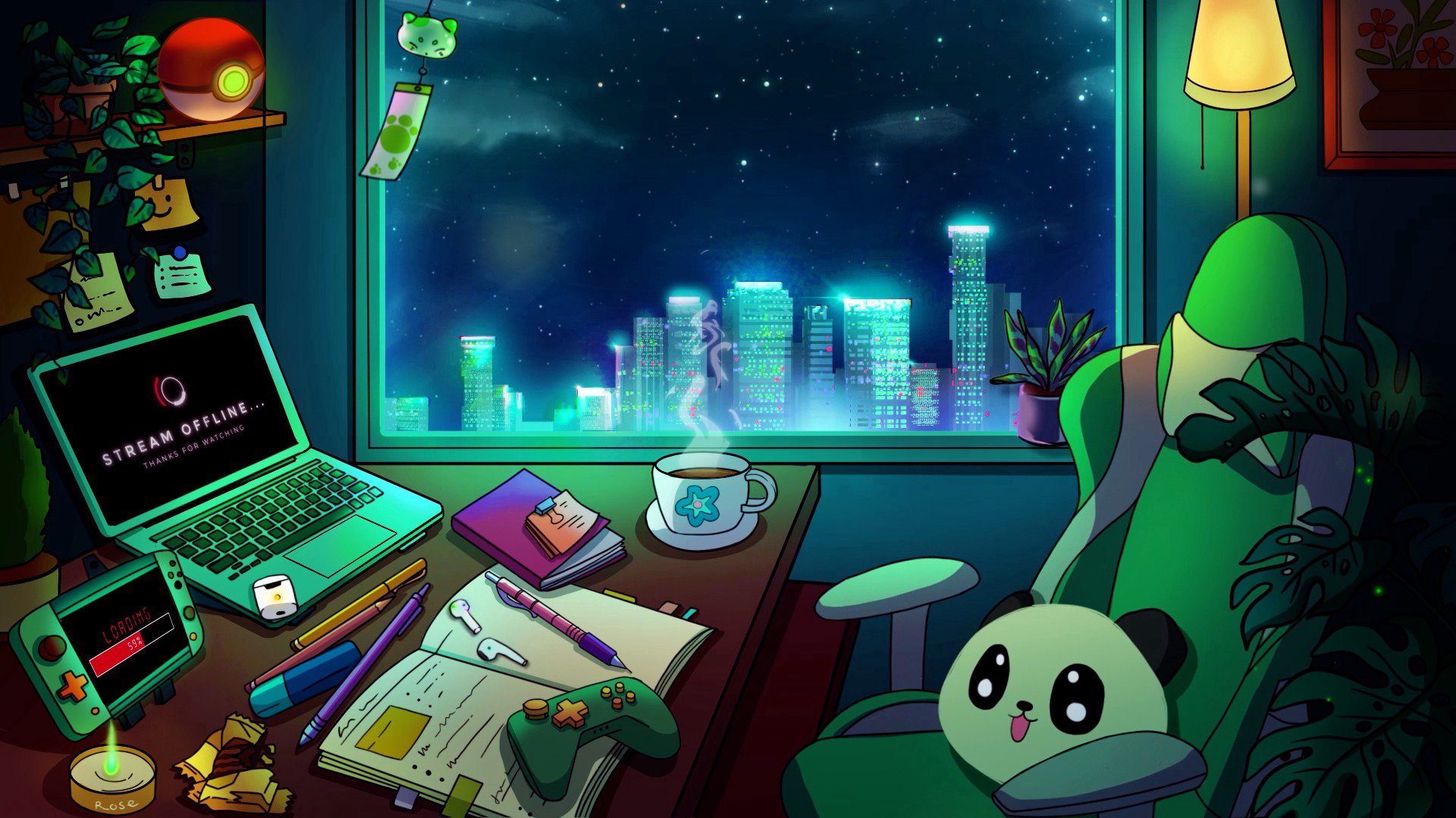gooseythepanda Offline Background