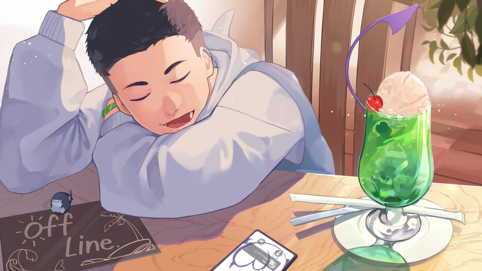 腐敗くん Offline Background