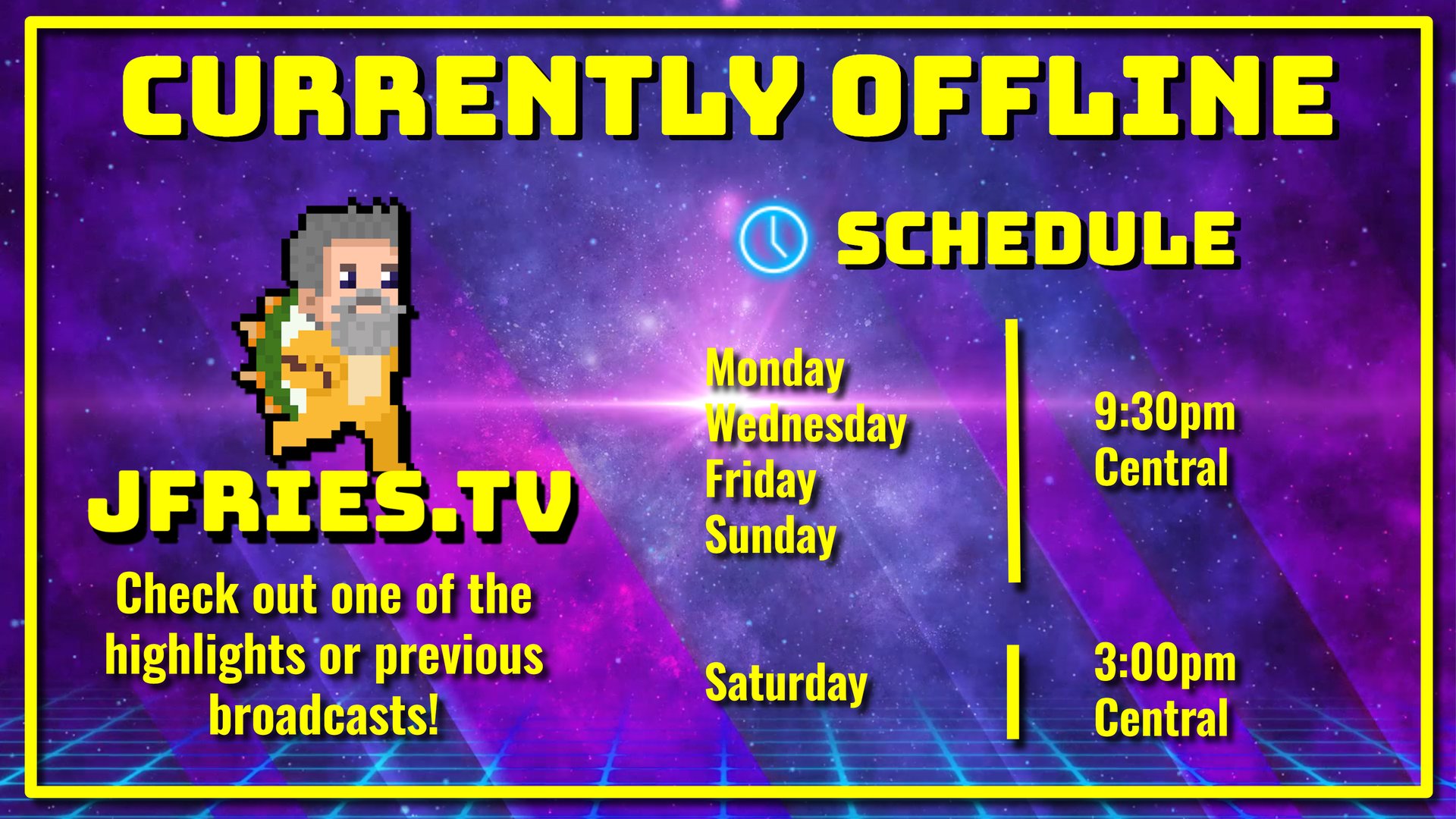 JFriesTV Offline Background