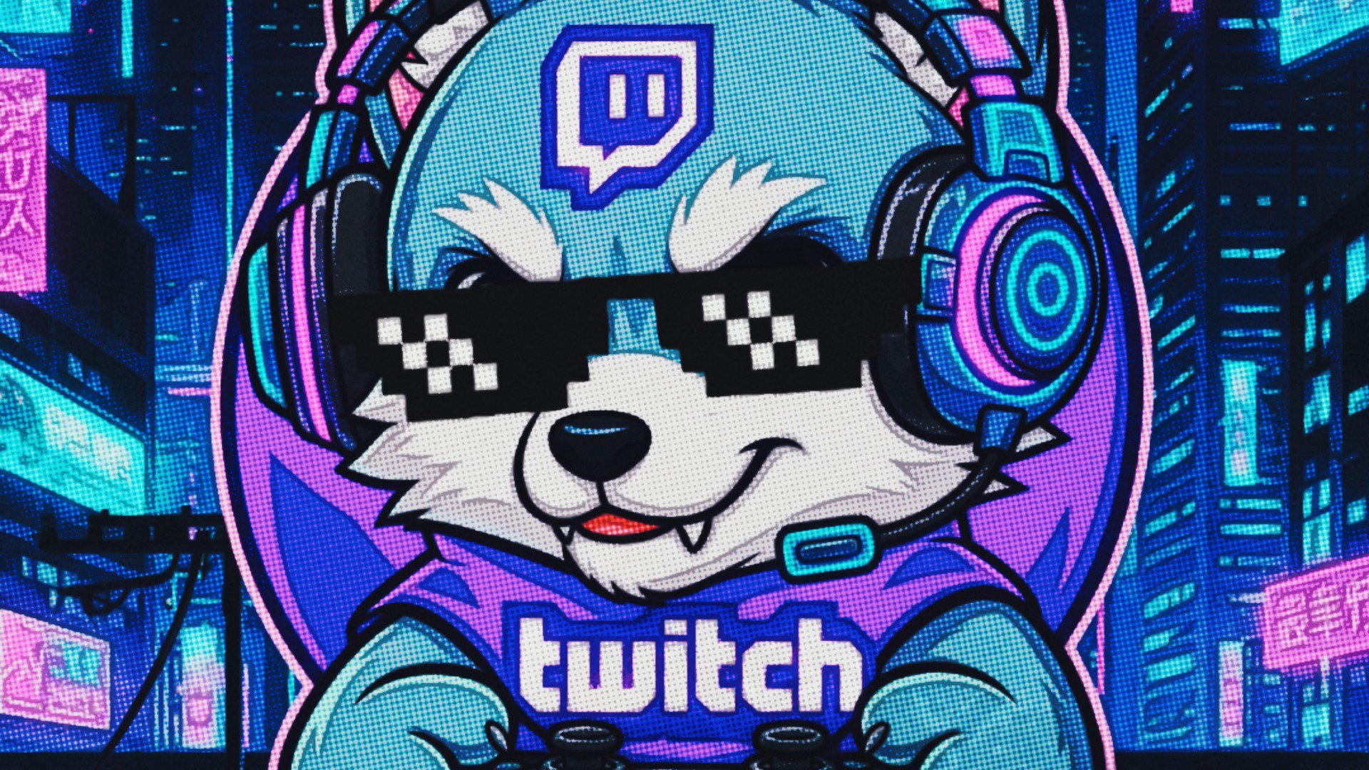 retropixelwolf Offline Background